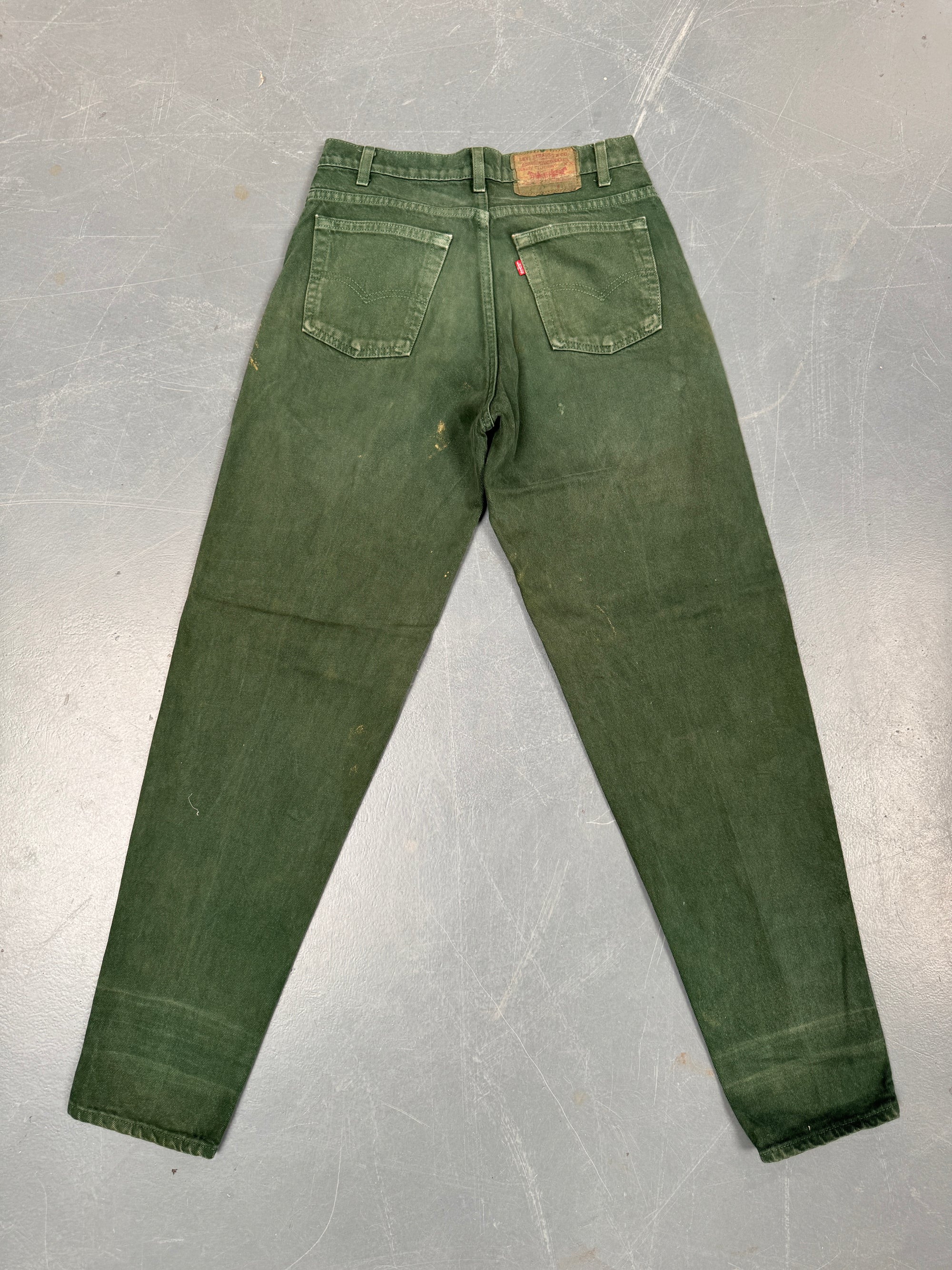 Vintage Ladies Levis High Waisted Denim 90s Made Jean - W 30 L 34 - HW24