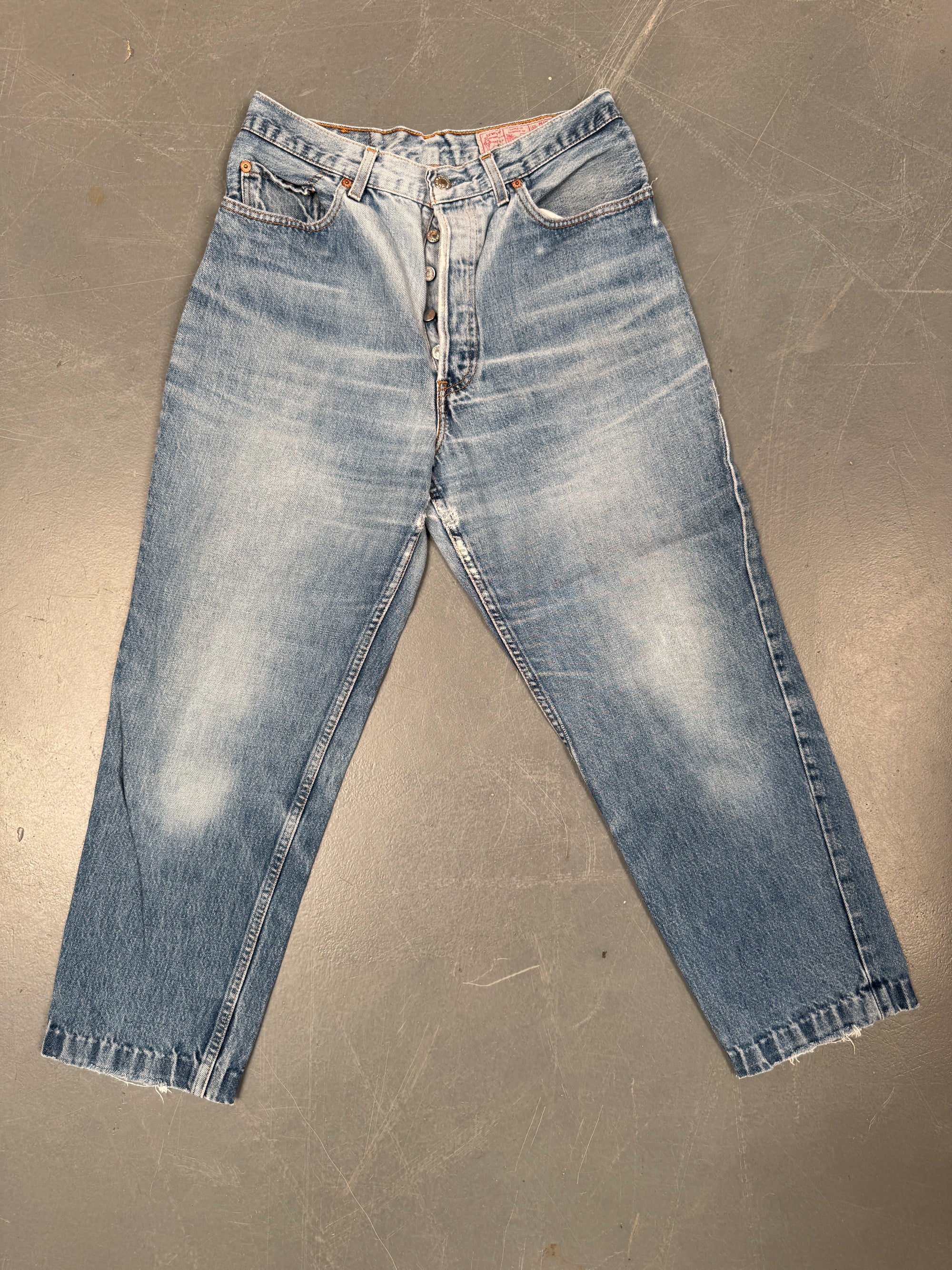 Vintage Ladies Levis High Waisted Denim 90s Made Jean - W 28 L 26 - HW25