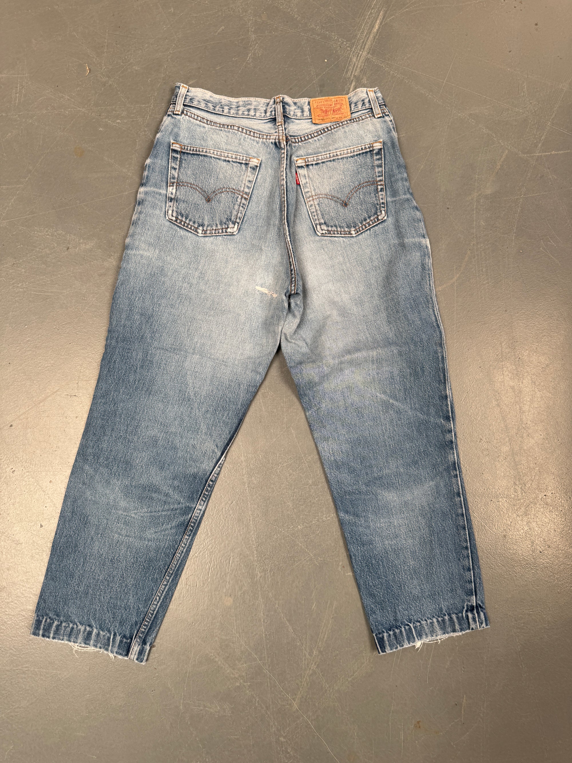 Vintage Ladies Levis High Waisted Denim 90s Made Jean - W 28 L 26 - HW25