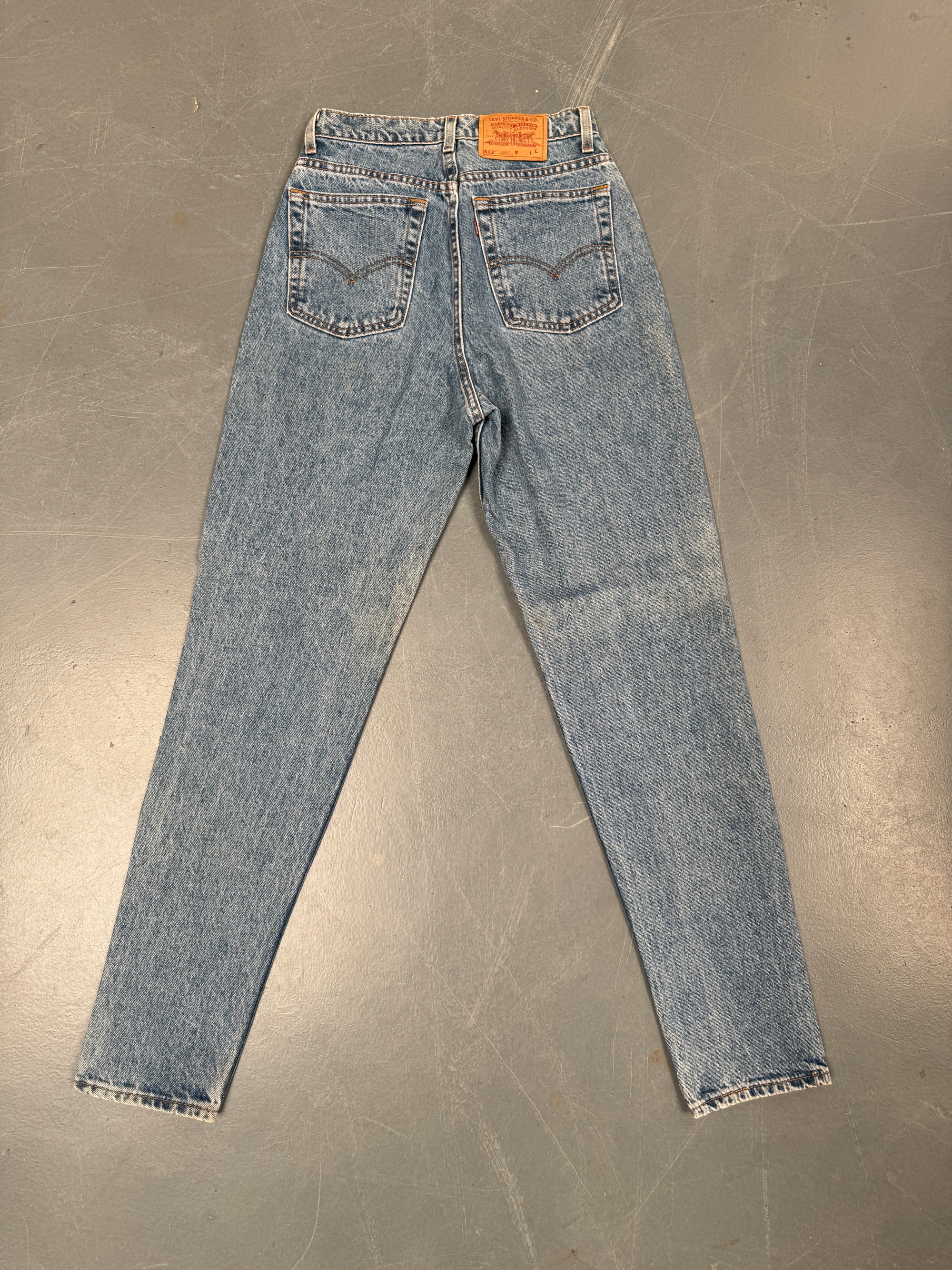 Vintage Ladies Levis High Waisted Denim 90s Made Jean - W 27 L 33 - HW27