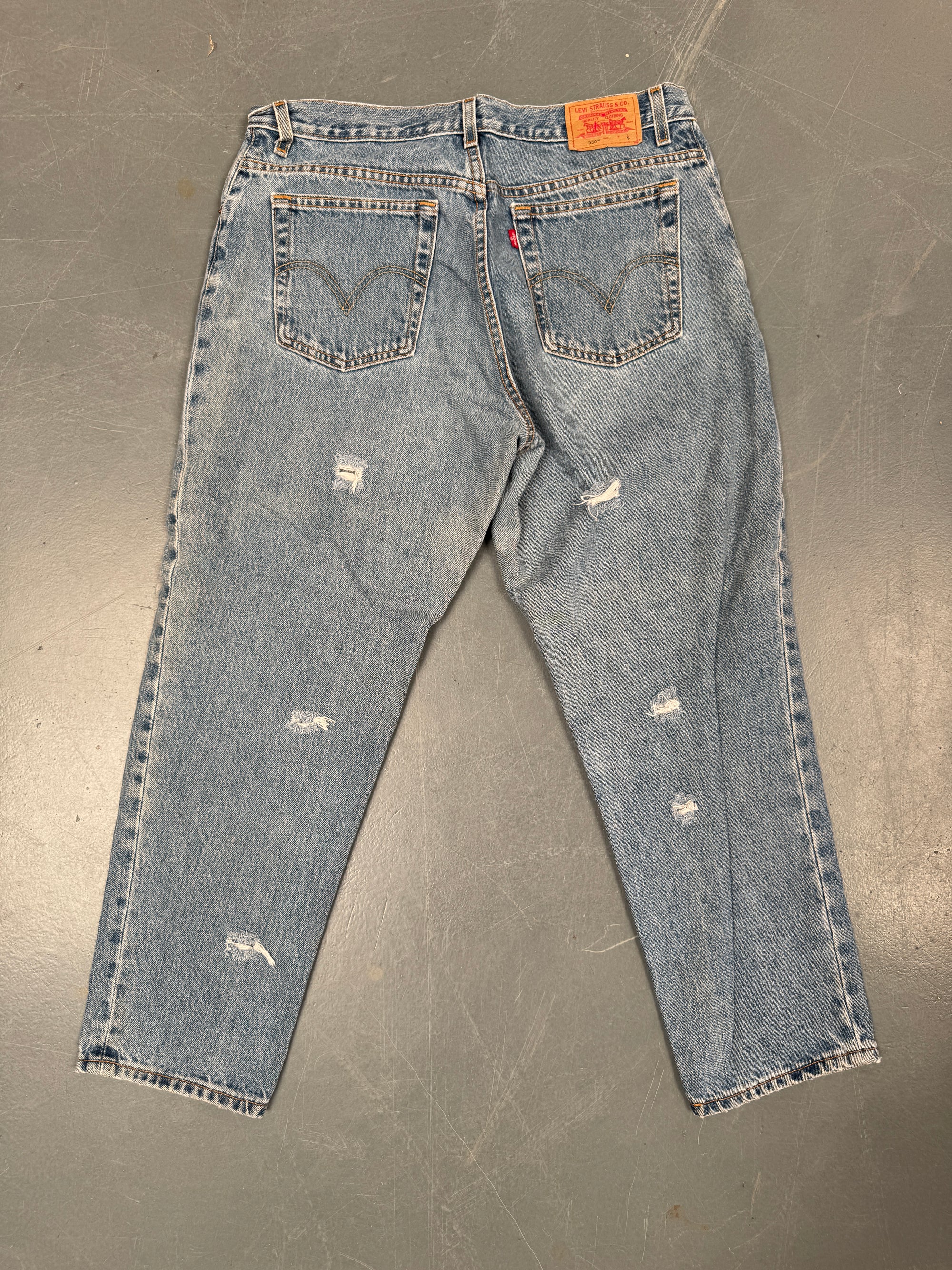 Vintage Ladies Levis High Waisted Denim 90s Made Jean - W 34 L 28 - HW31
