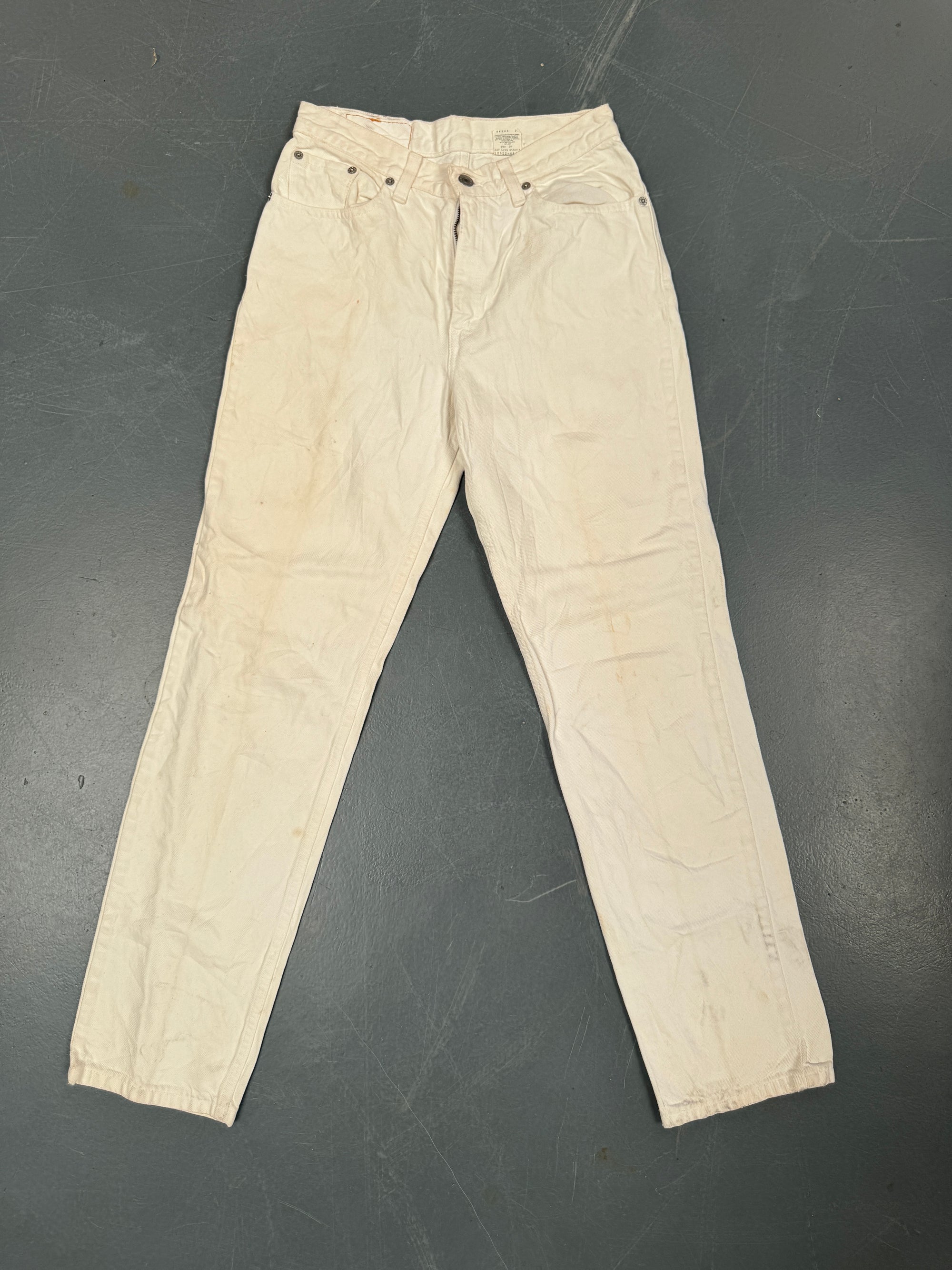 Vintage Ladies Levis High Waisted Denim 90s Made Jean - W 26 L 30 - HW32