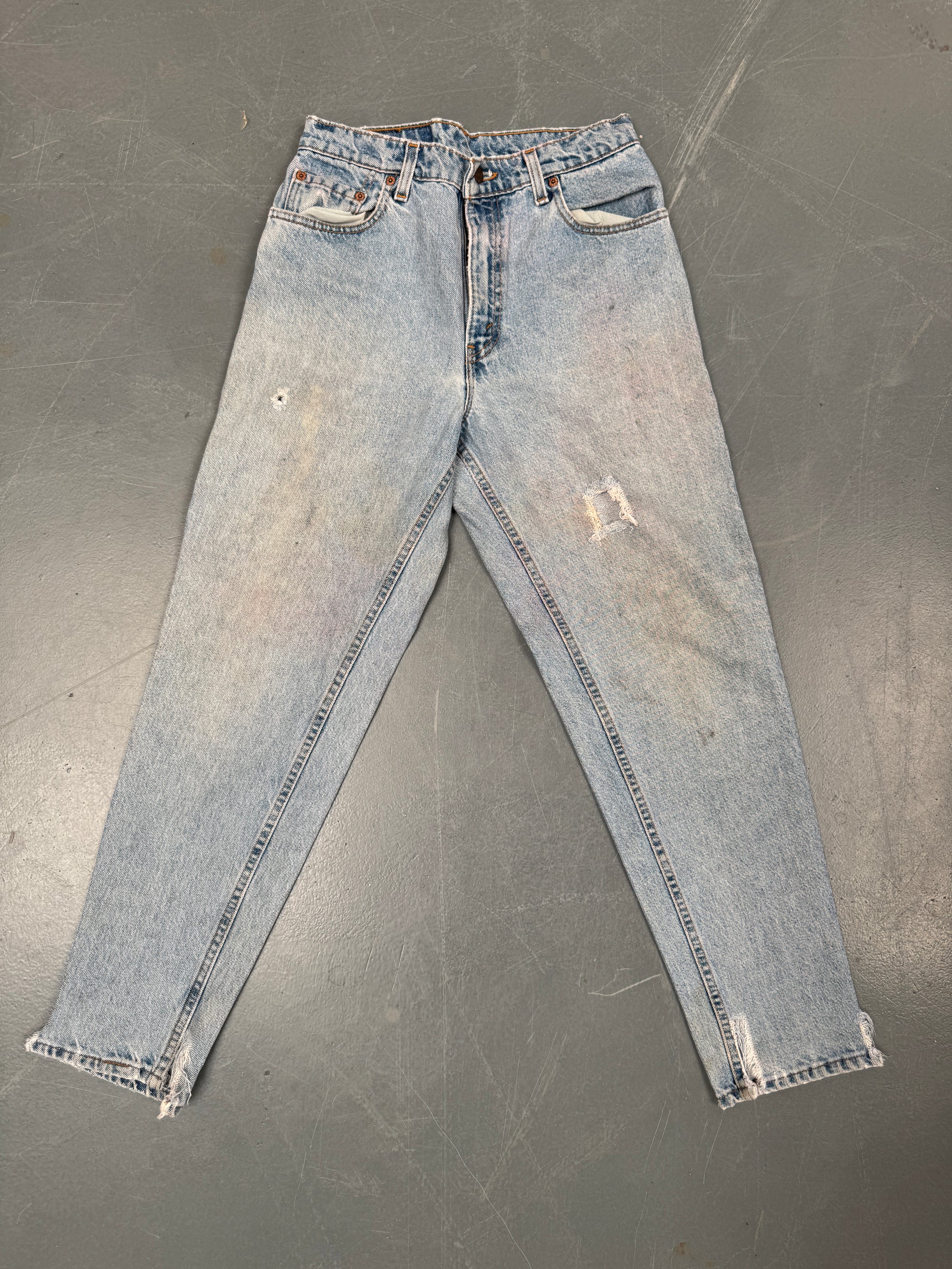 Vintage Ladies Levis High Waisted Denim 90s Made Jean - W 28 L 29 - HW33
