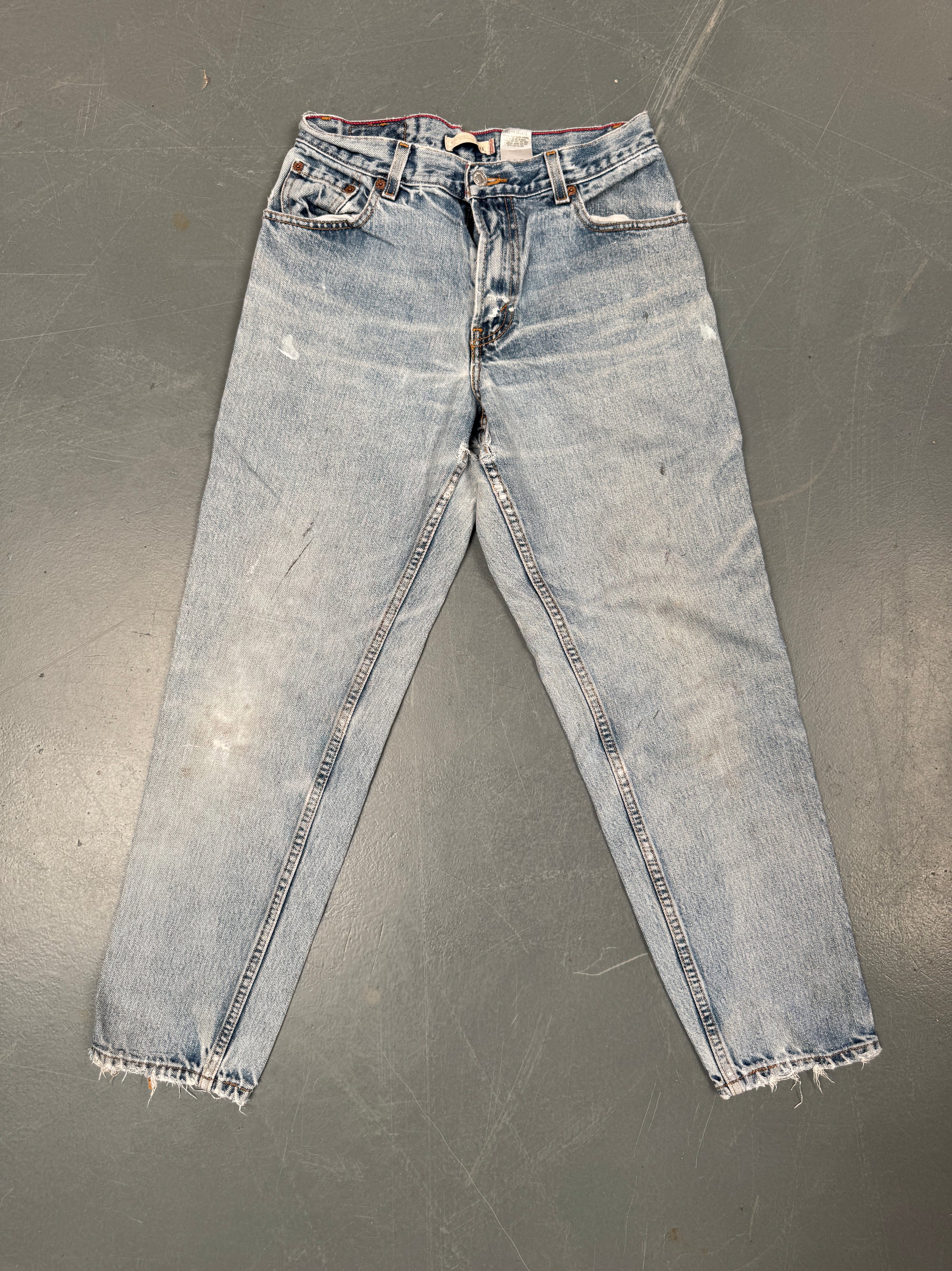 Vintage Ladies Levis High Waisted Denim 90s Made Jean - W 28 L 28 - HW34
