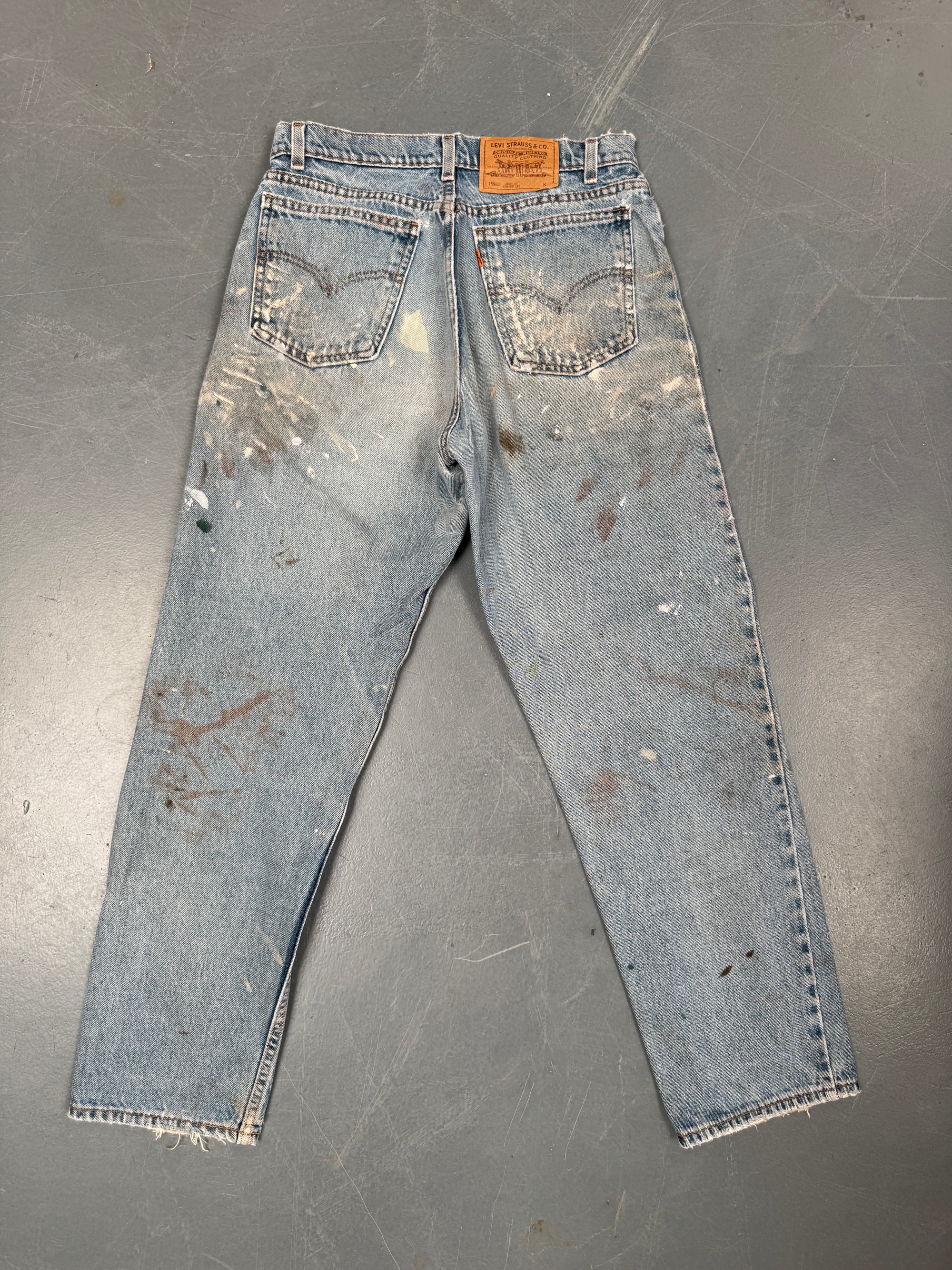 Vintage Ladies Levis High Waisted Denim 90s Made Jean - W 29 L 28 - HW35