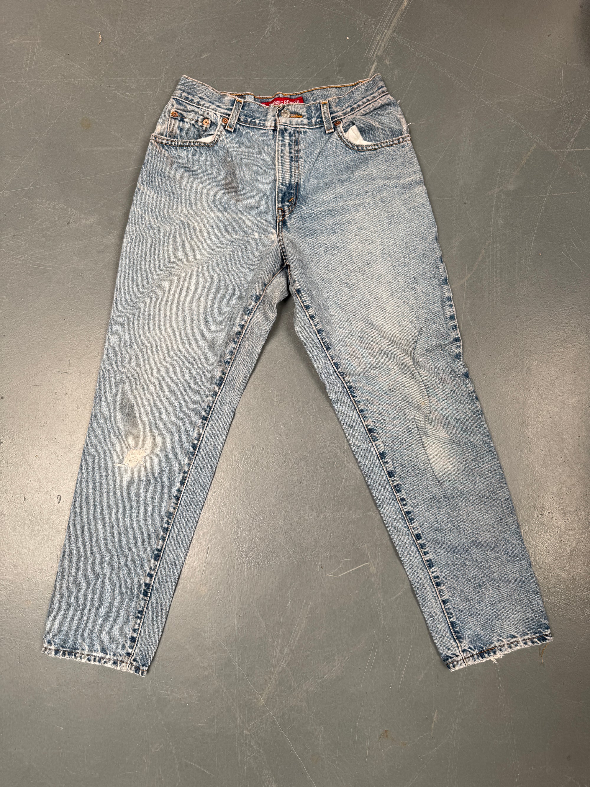 Vintage Ladies Levis High Waisted Denim 90s Made Jean - W 27 L 28 - HW37