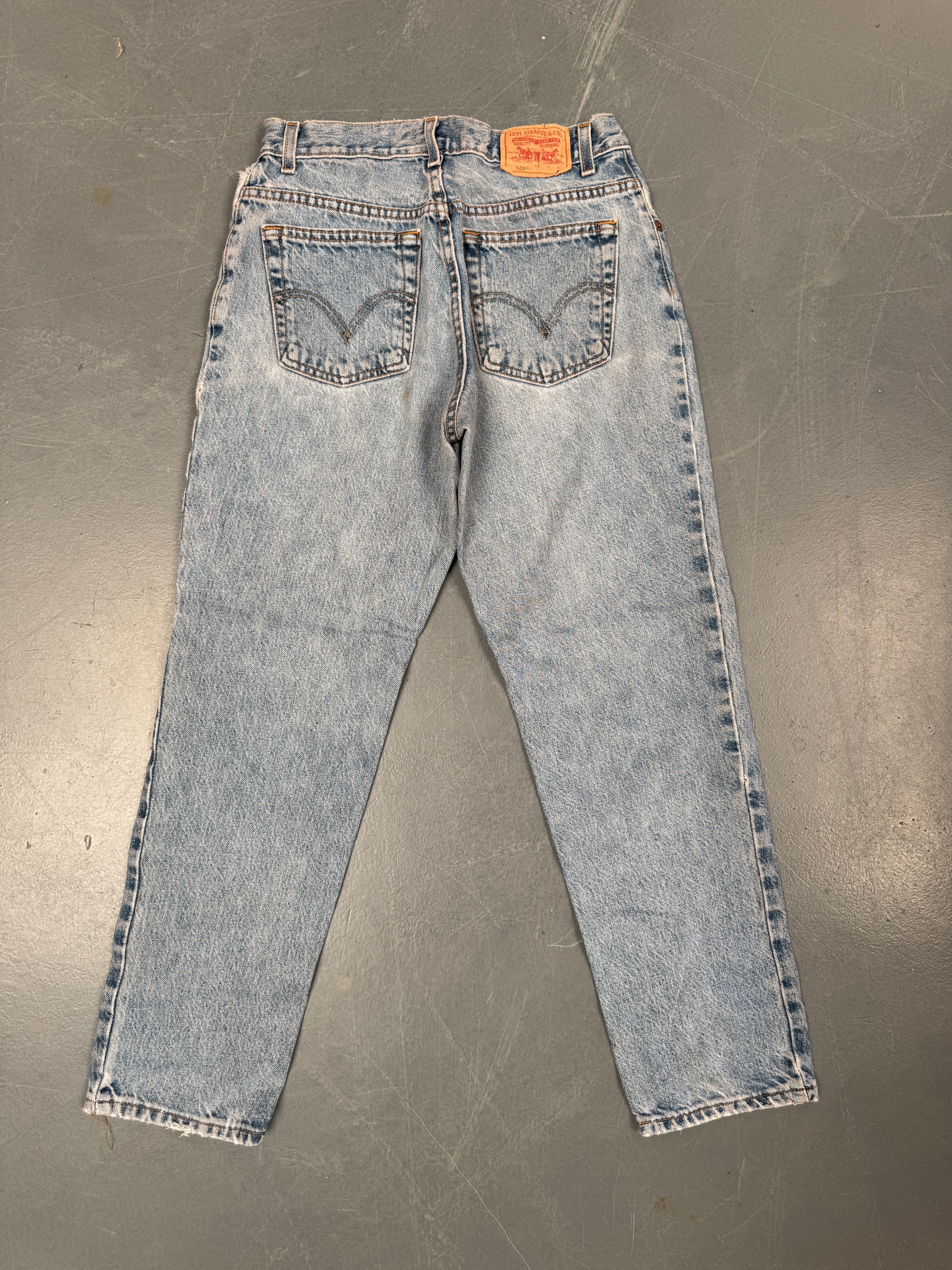 Vintage Ladies Levis High Waisted Denim 90s Made Jean - W 27 L 28 - HW37