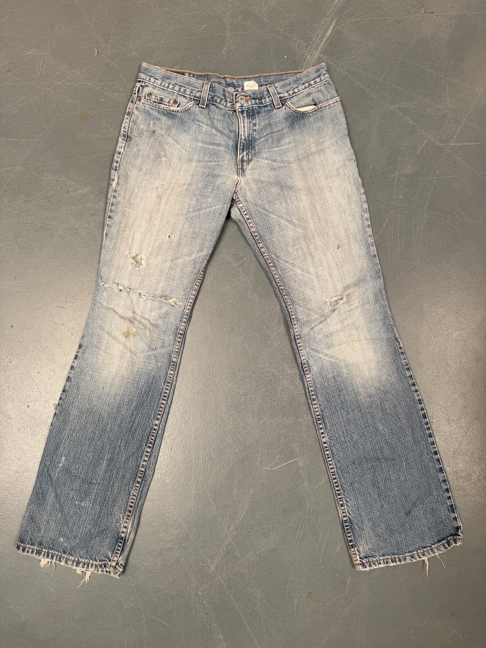Vintage Ladies Levis High Waisted Denim 90s Made Jean - W 32 L 32 - HW38