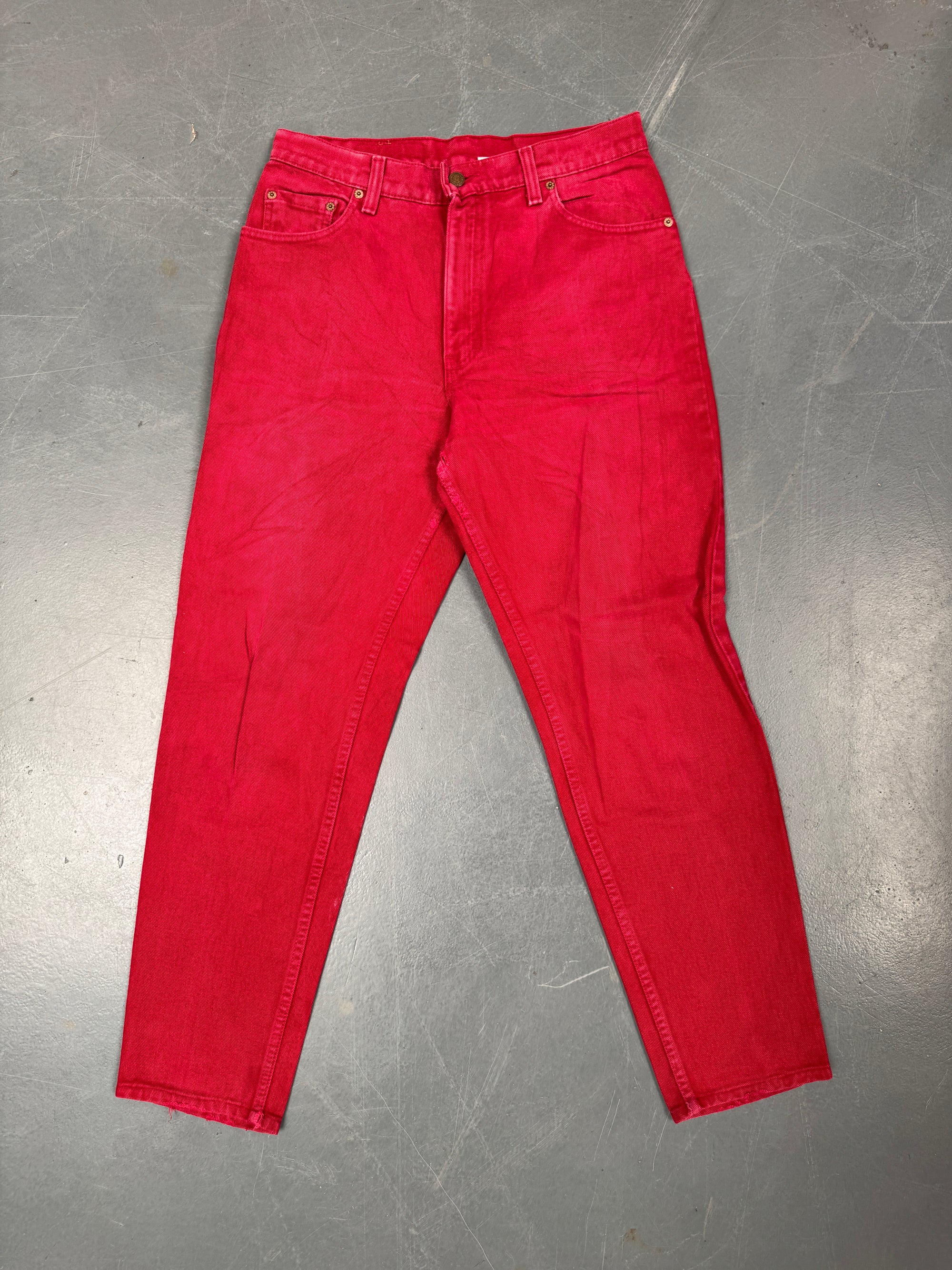 Vintage Ladies Levis High Waisted Denim 90s Made Jean - W 30 L 30 - HW39