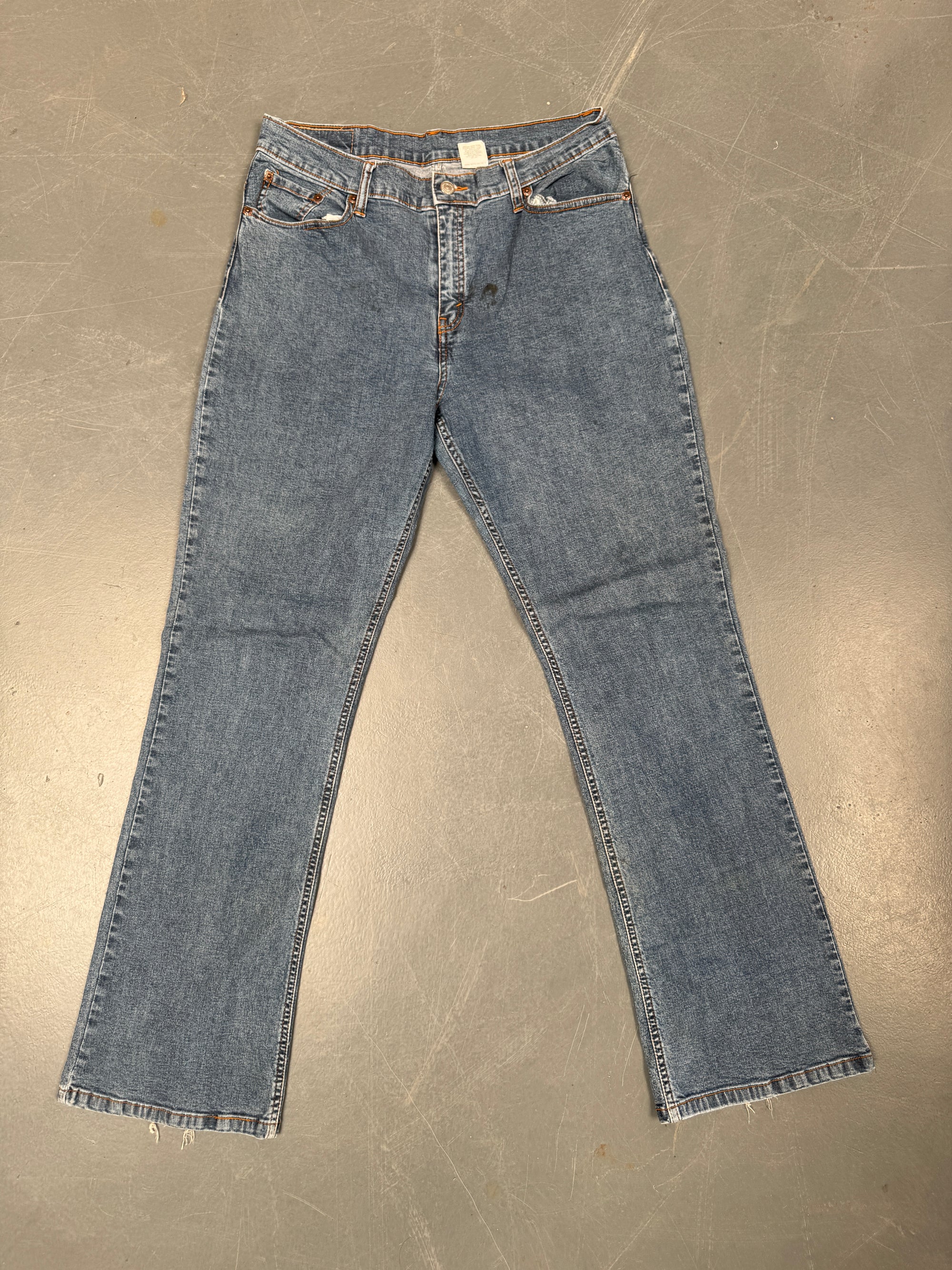 Vintage Ladies Levis High Waisted Denim 90s Made Jean - W 30 L 31 - HW45