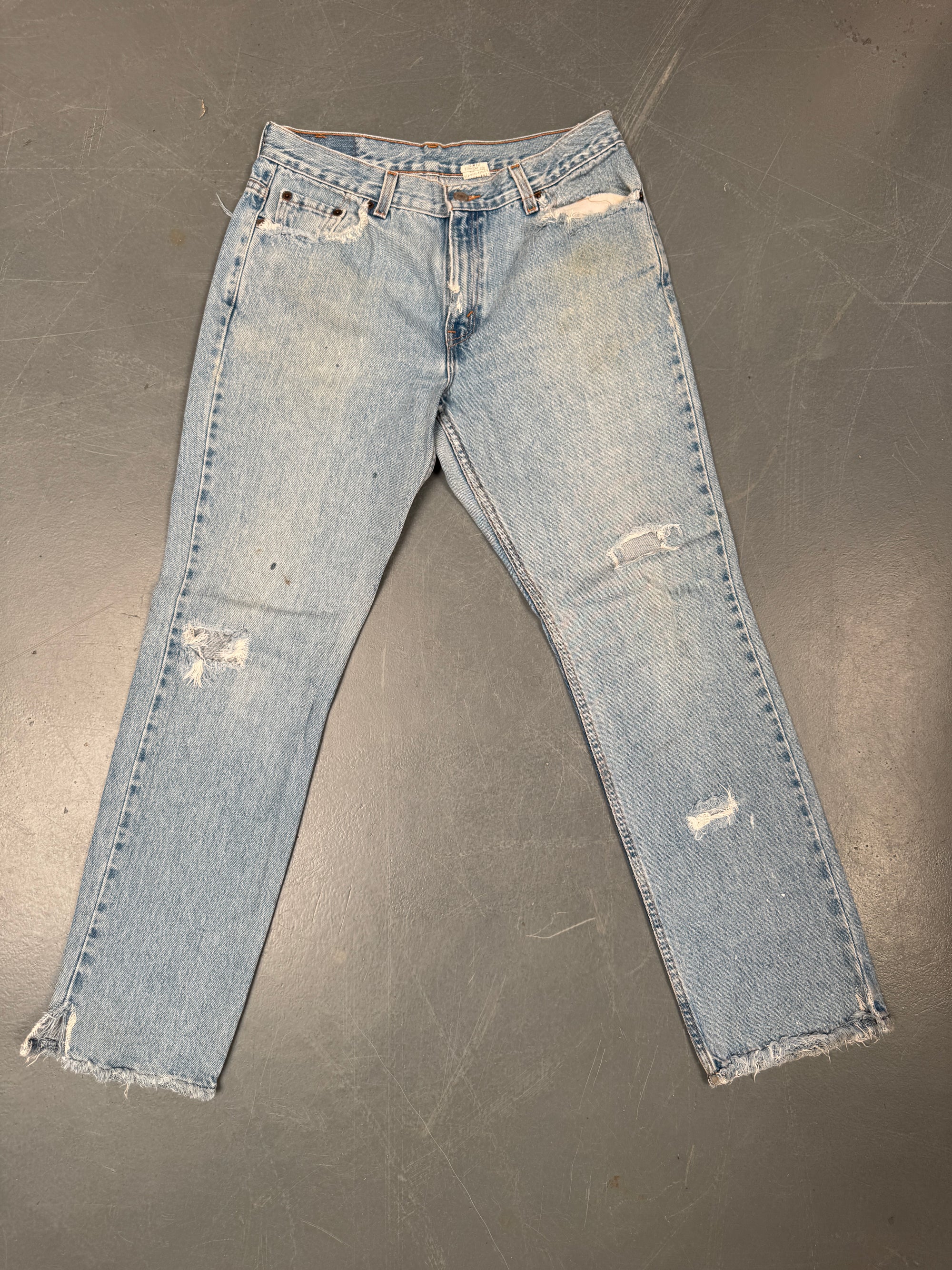 Vintage Ladies Levis High Waisted Denim 90s Made Jean - W 30 L 30 - HW48