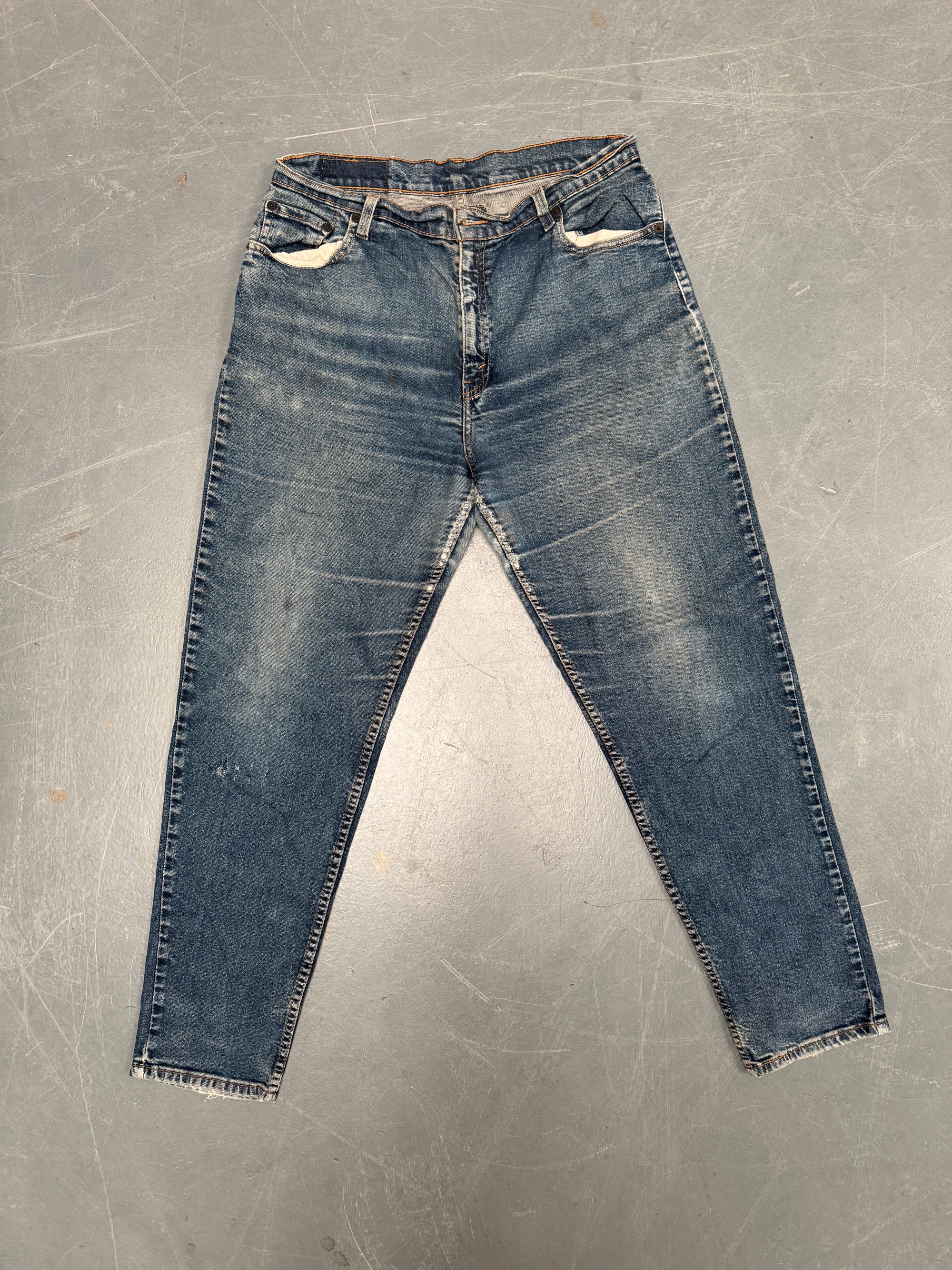 Vintage Ladies Levis High Waisted Denim 90s Made Jean - W 32 L 29 - HW52