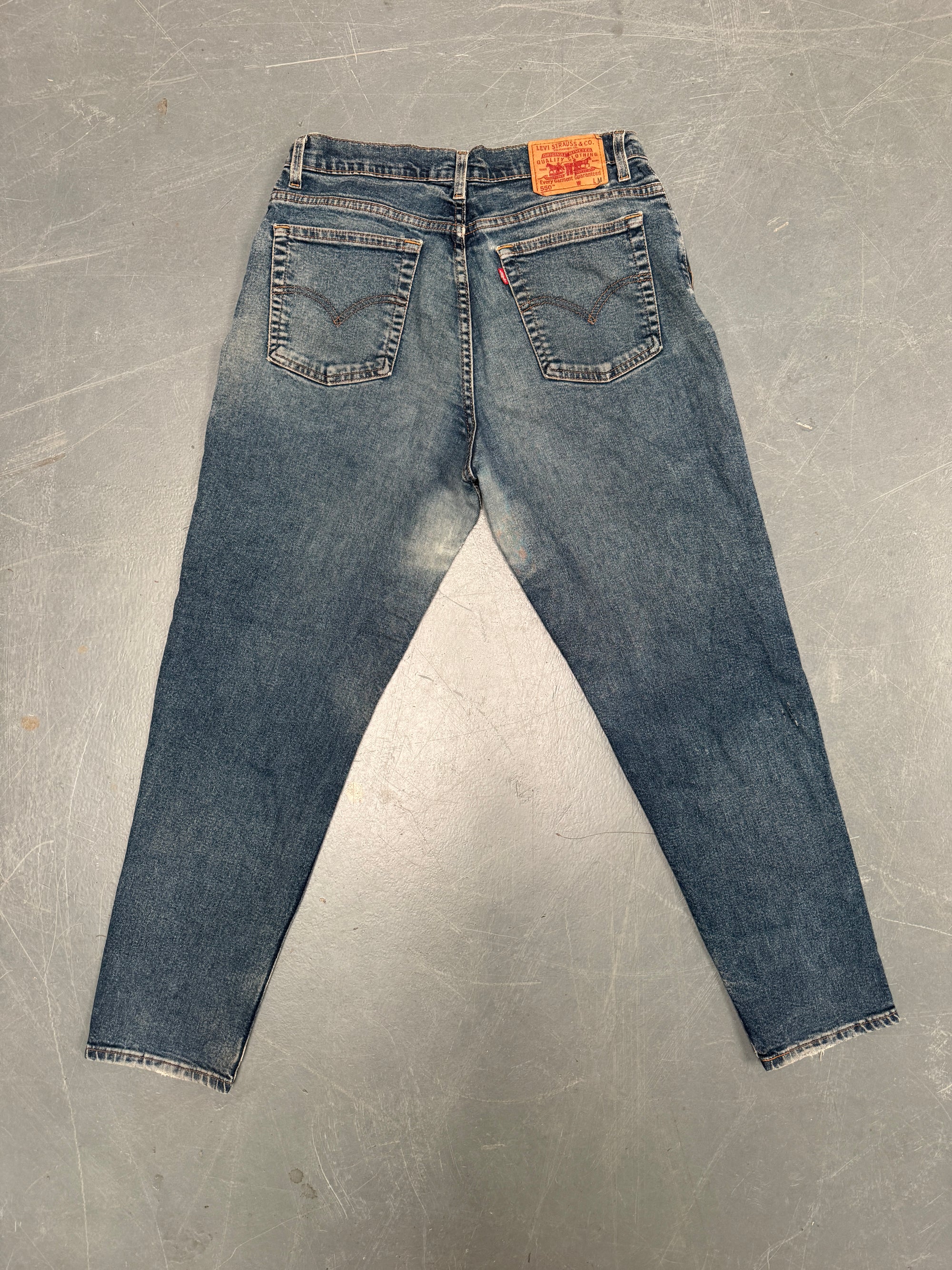 Vintage Ladies Levis High Waisted Denim 90s Made Jean - W 32 L 29 - HW52