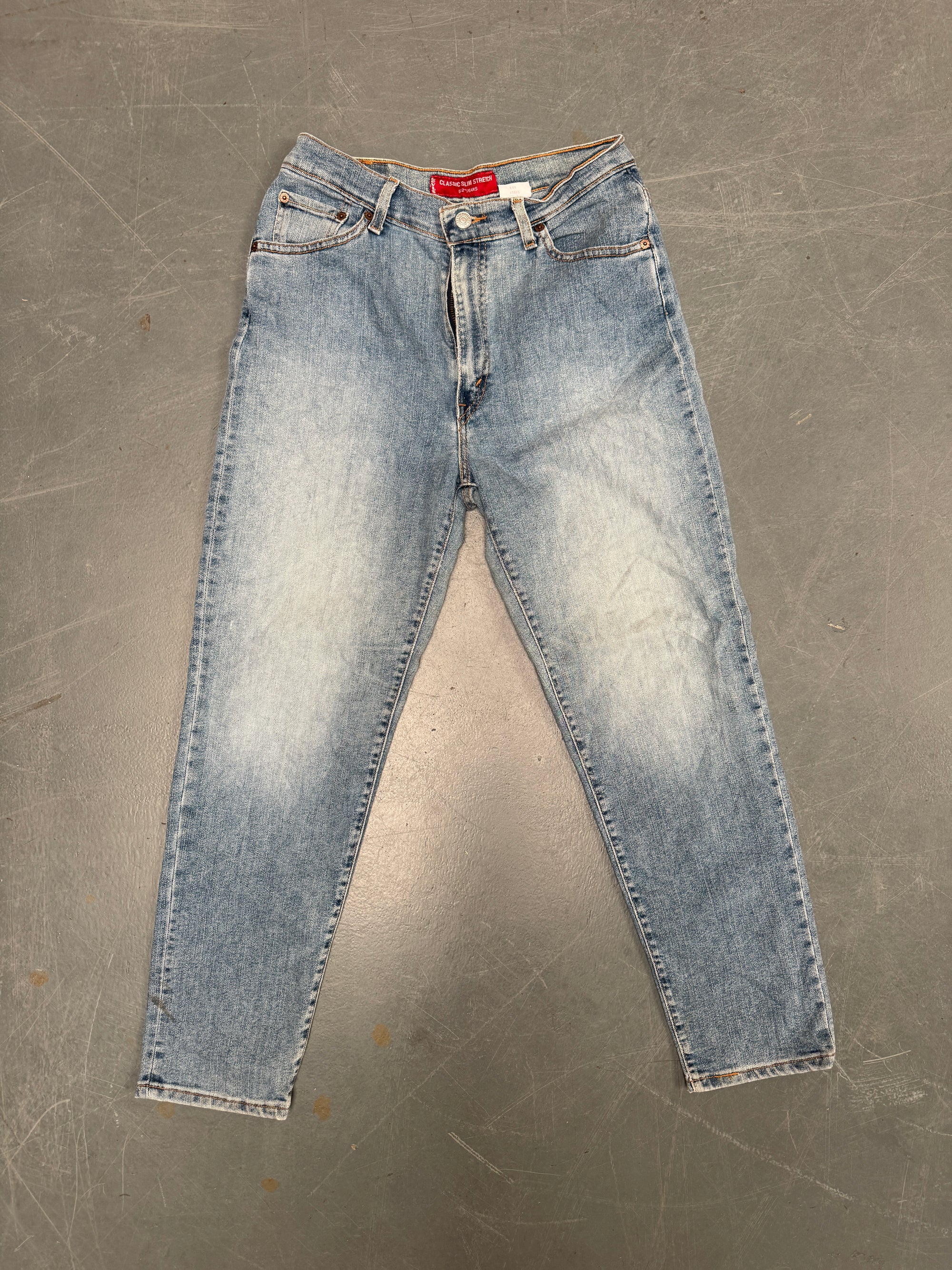 Vintage Ladies Levis High Waisted Denim 90s Made Jean - W 28 L 27 - HW53