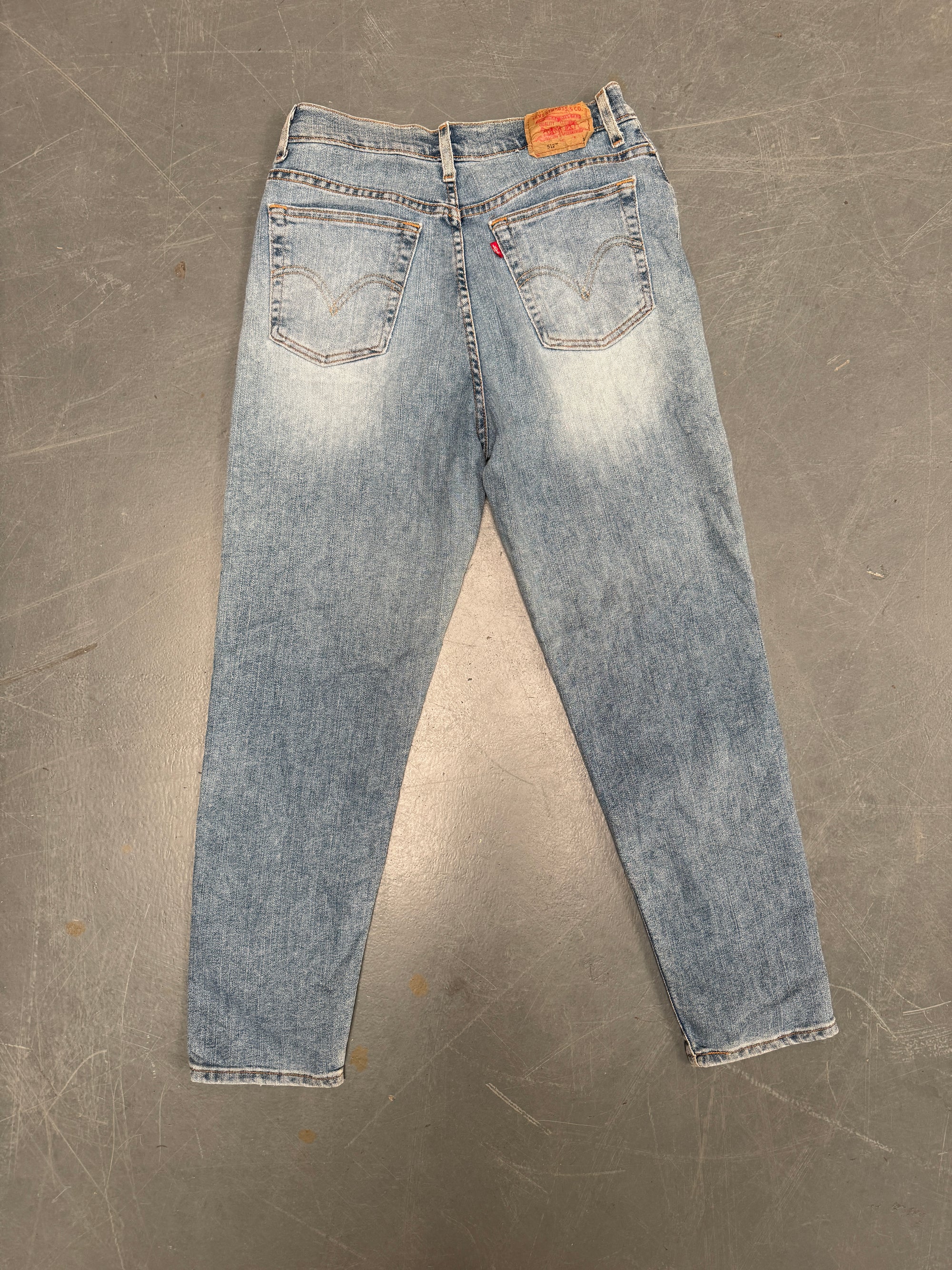 Vintage Ladies Levis High Waisted Denim 90s Made Jean - W 28 L 27 - HW53