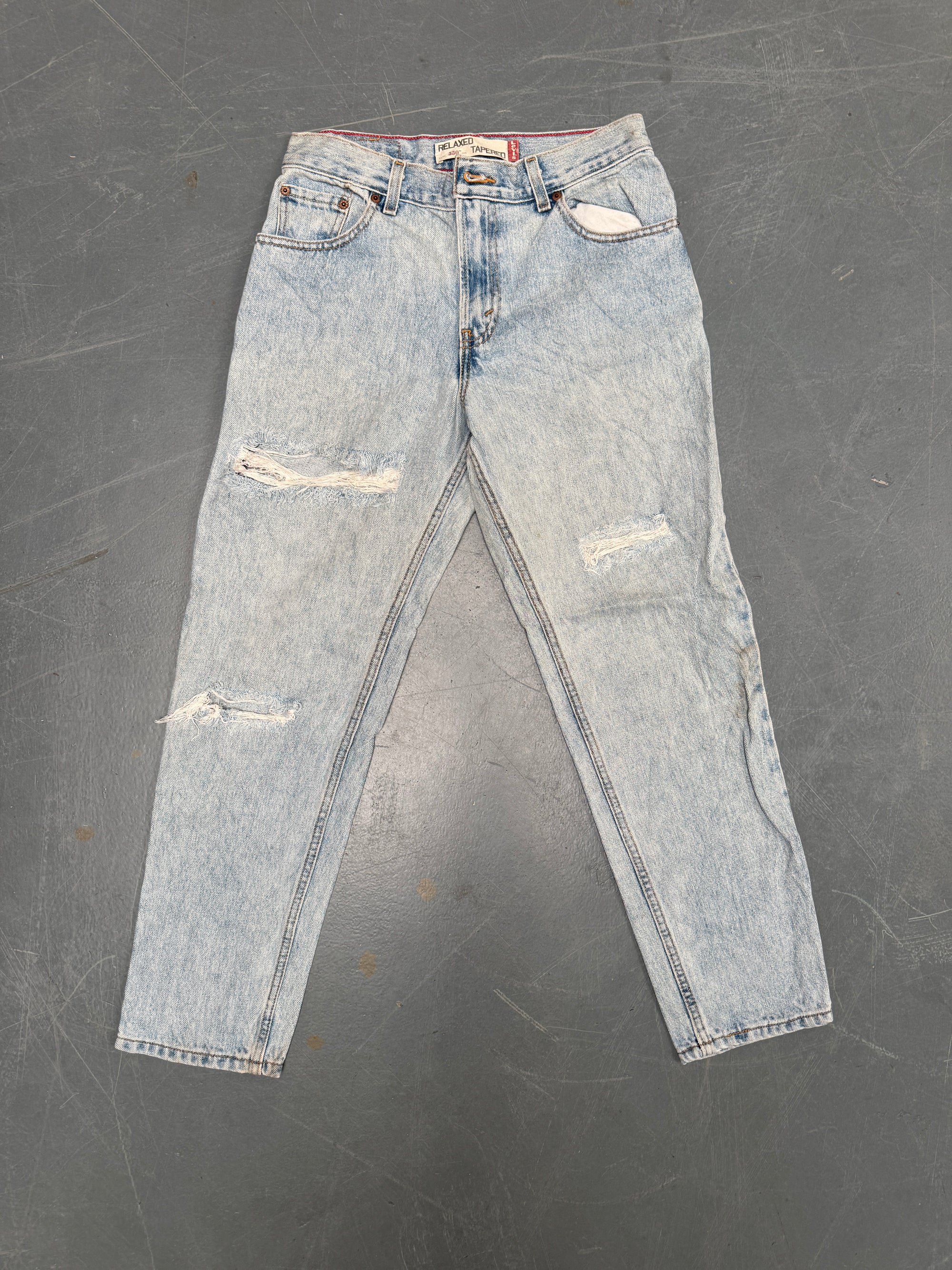 Vintage Ladies Levis High Waisted Denim 90s Made Jean - W 30 L 29 - HW54