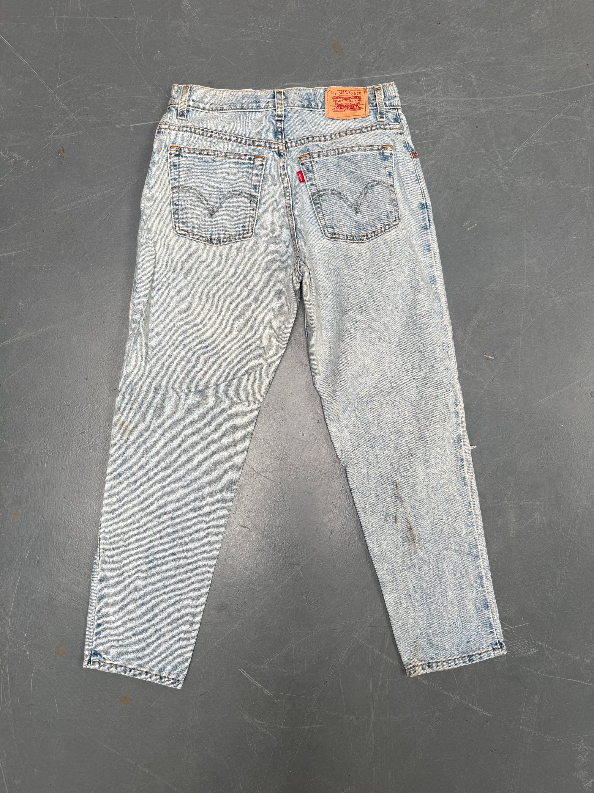 Vintage Ladies Levis High Waisted Denim 90s Made Jean - W 30 L 29 - HW54