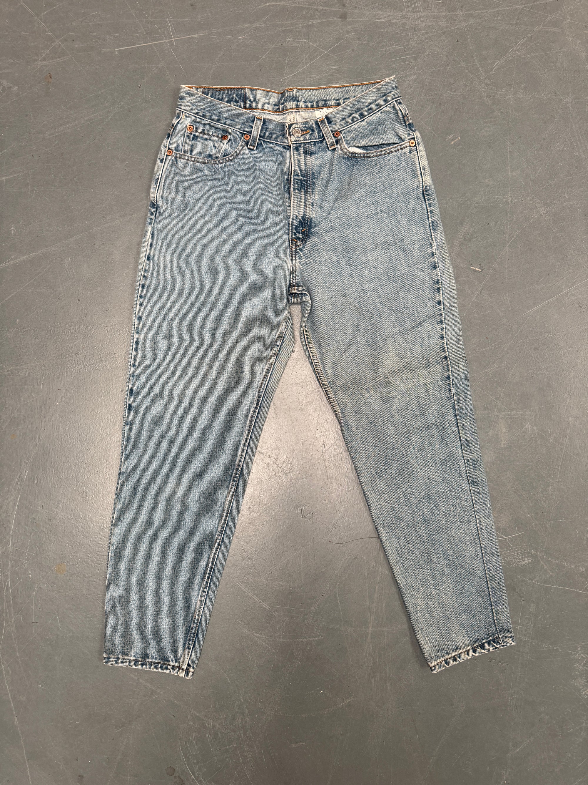 Vintage Ladies Levis High Waisted Denim 90s Made Jean - W 28 L 27 - HW56