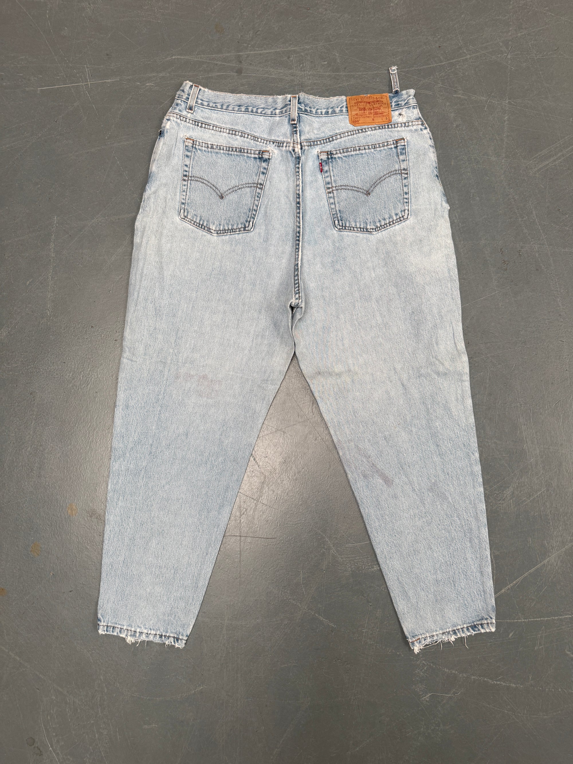 Vintage Ladies Levis High Waisted Denim 90s Made Jean - W 36 L 27 - HW58