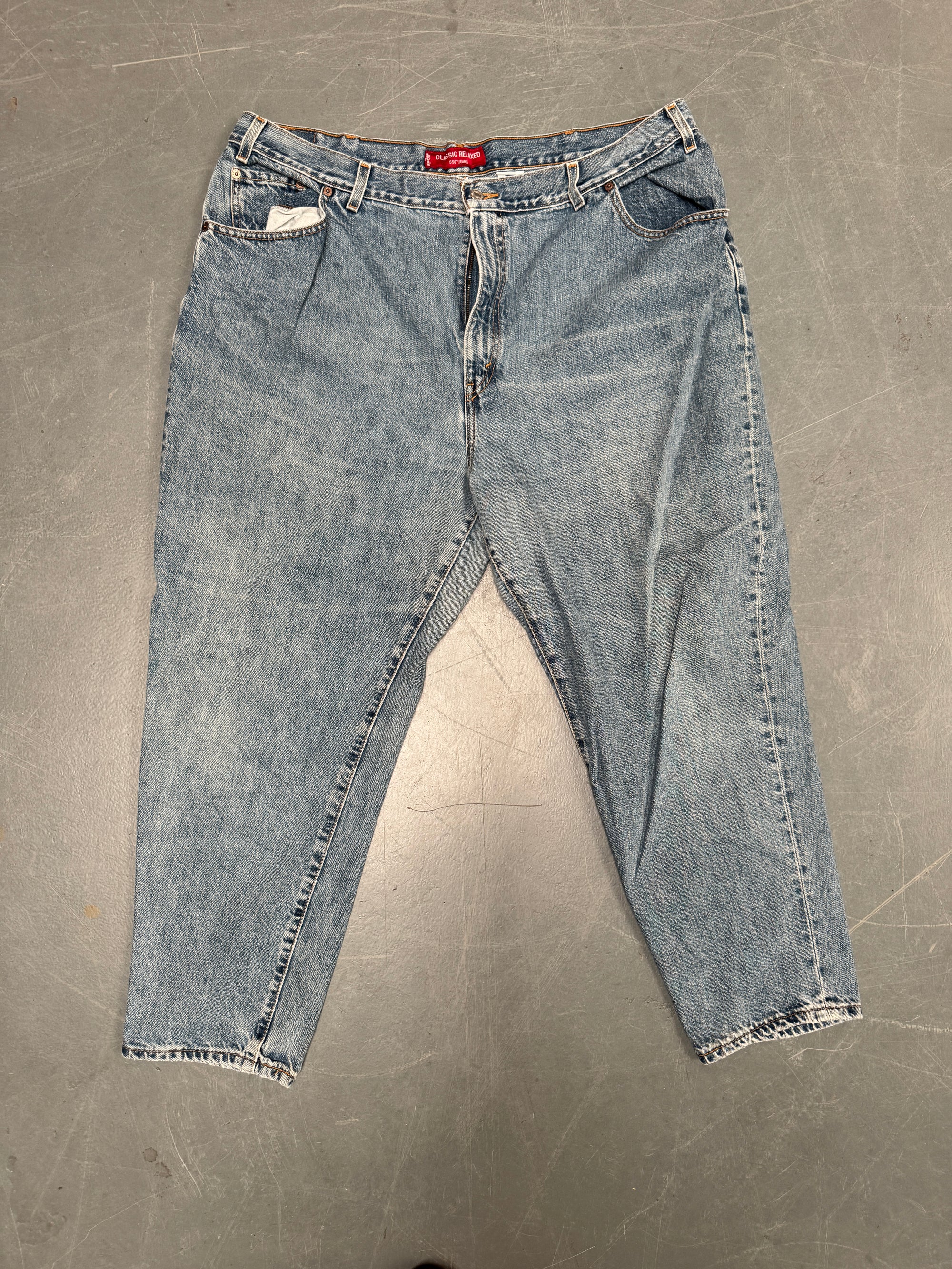 Vintage Ladies Levis High Waisted Denim 90s Made Jean - W 40 L 28 - HW60