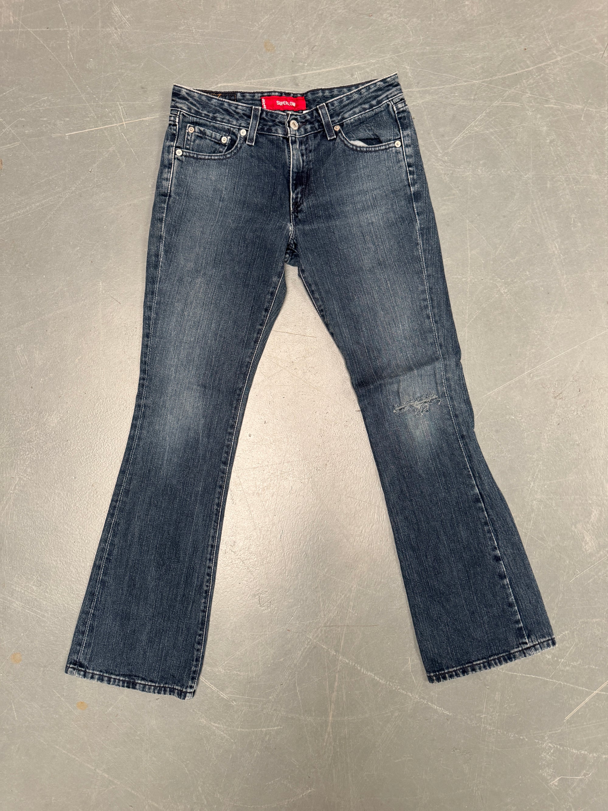 Vintage Ladies Levis High Waisted Denim 90s Made Jean - W 30 L 31 - HW73