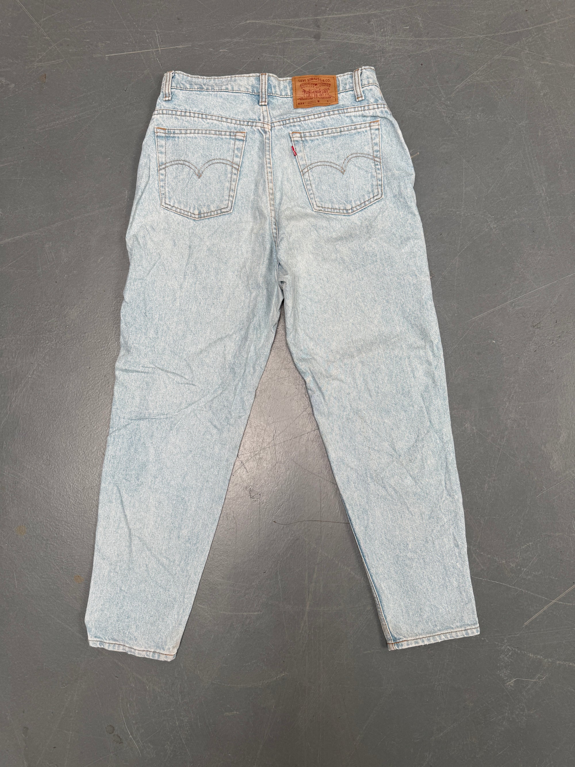 Vintage Ladies Levis High Waisted Denim 90s Made Jean - W 30 L 28 - HW74