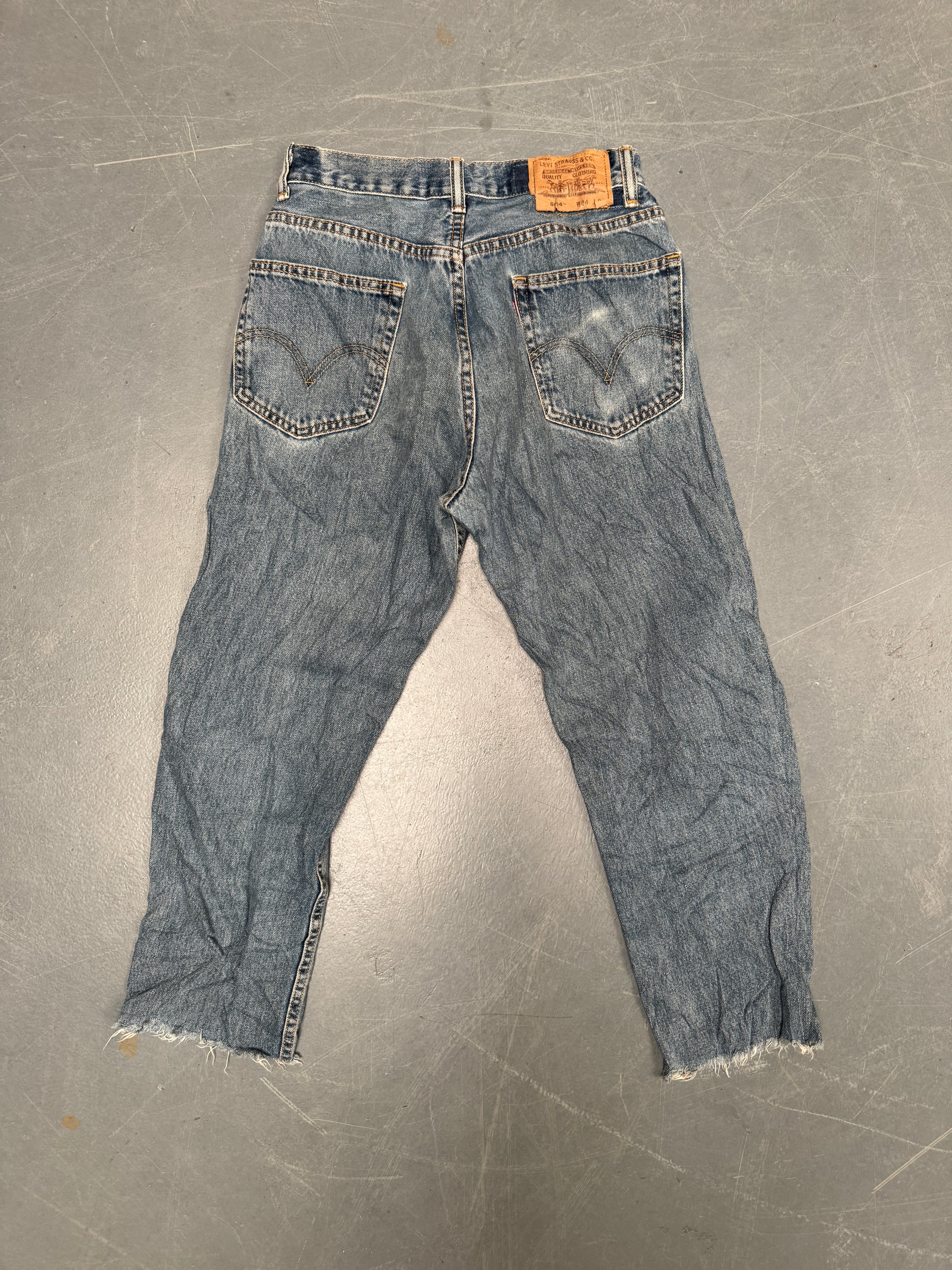 Vintage Ladies Levis High Waisted Denim 90s Made Jean - W 28 L 24 - HW75