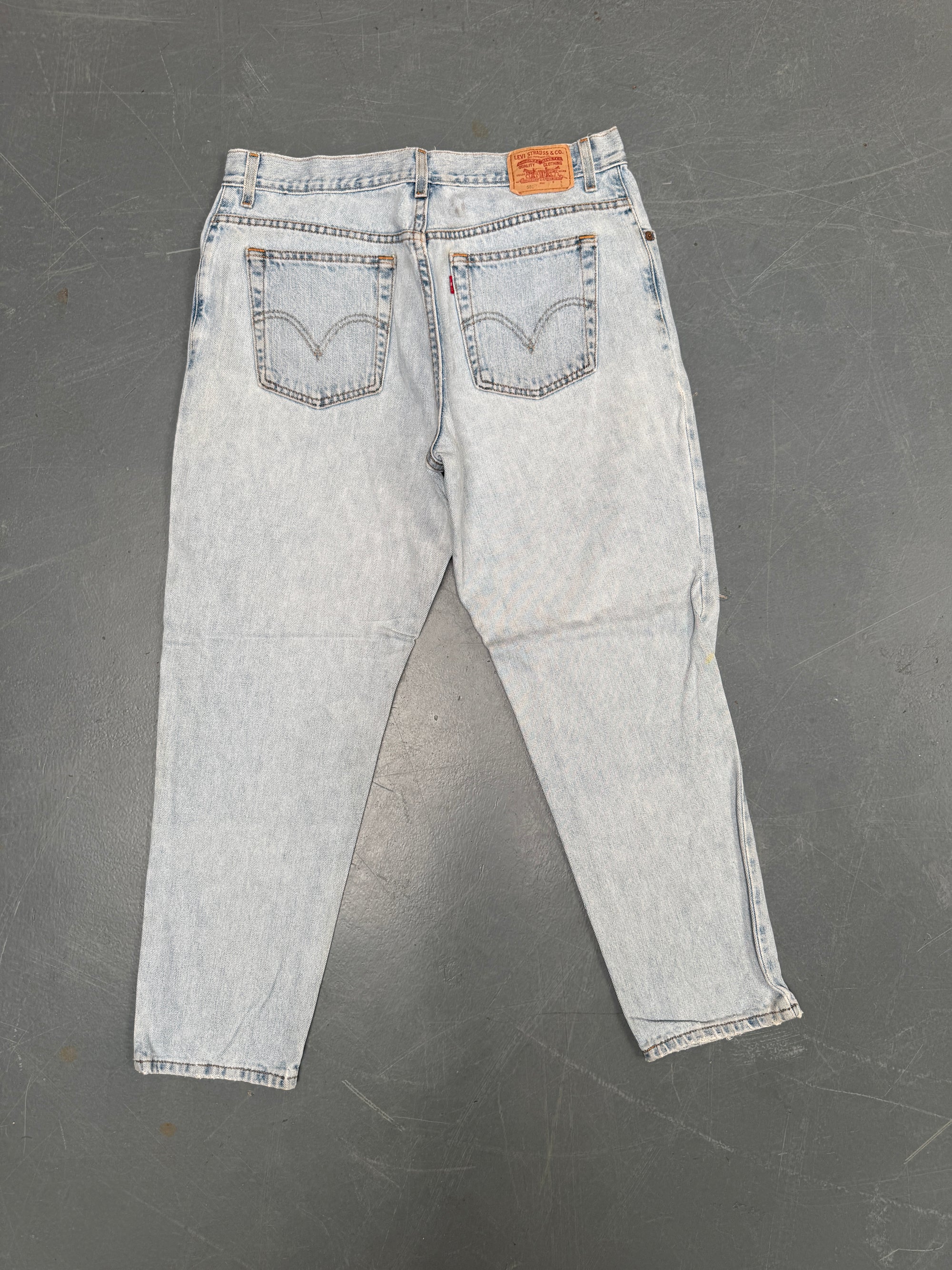 Vintage Ladies Levis High Waisted Denim 90s Made Jean - W 32 L 28 - HW76