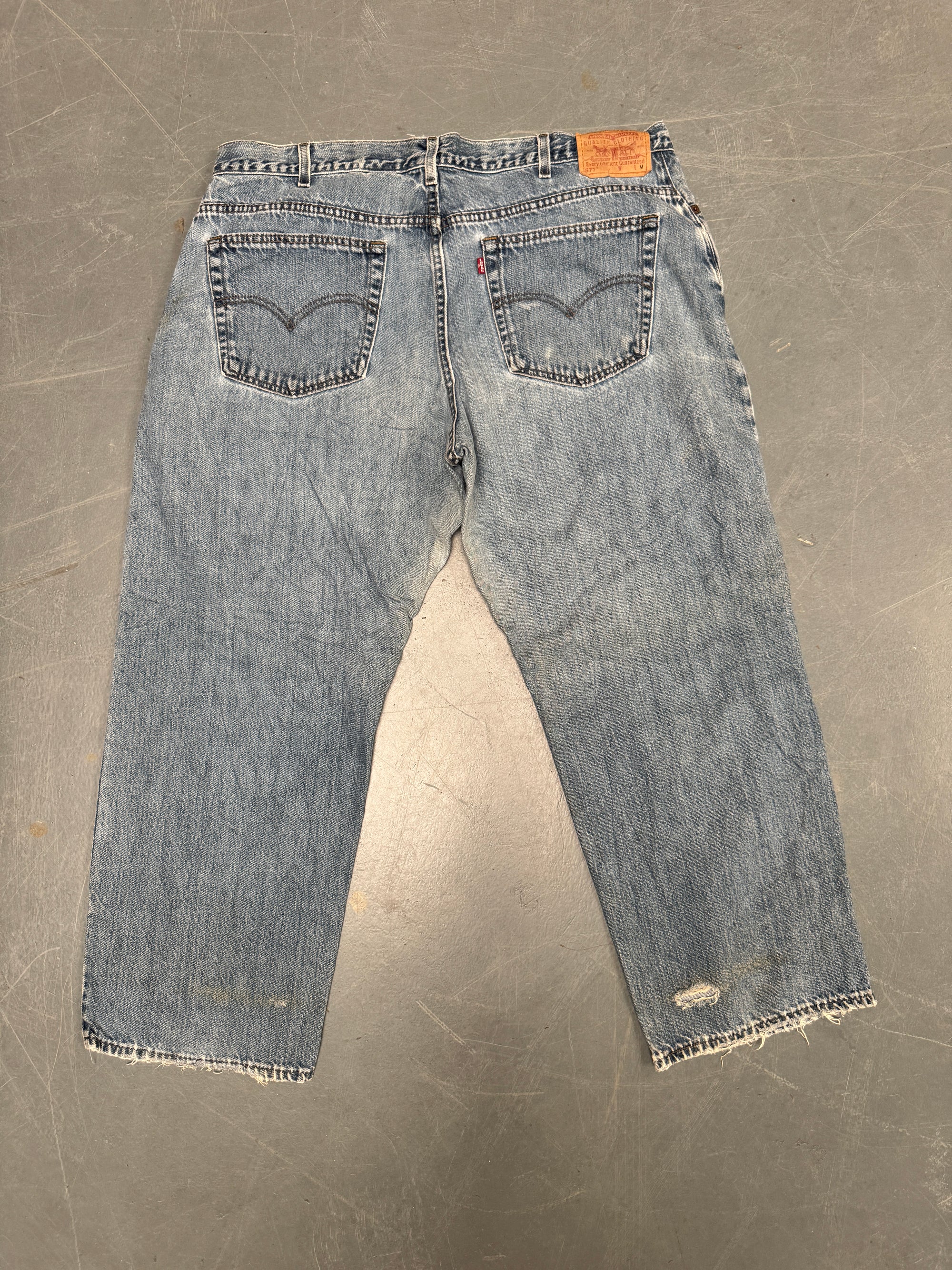Vintage Ladies Levis High Waisted Denim 90s Made Jean - W 40 L 29 - HW79