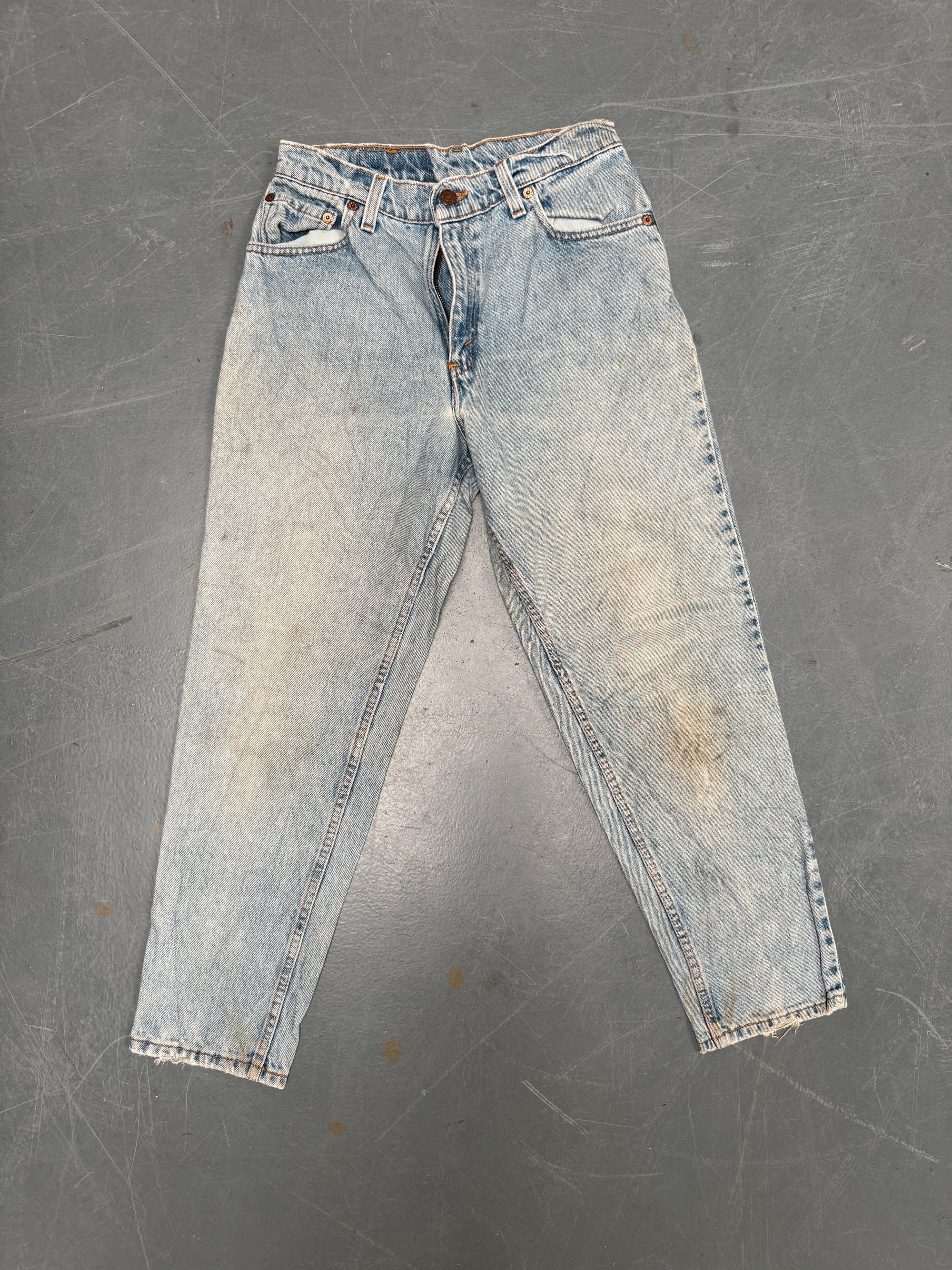 Vintage Ladies Levis High Waisted Denim 90s Made Jean - W 26 L 27 - HW81