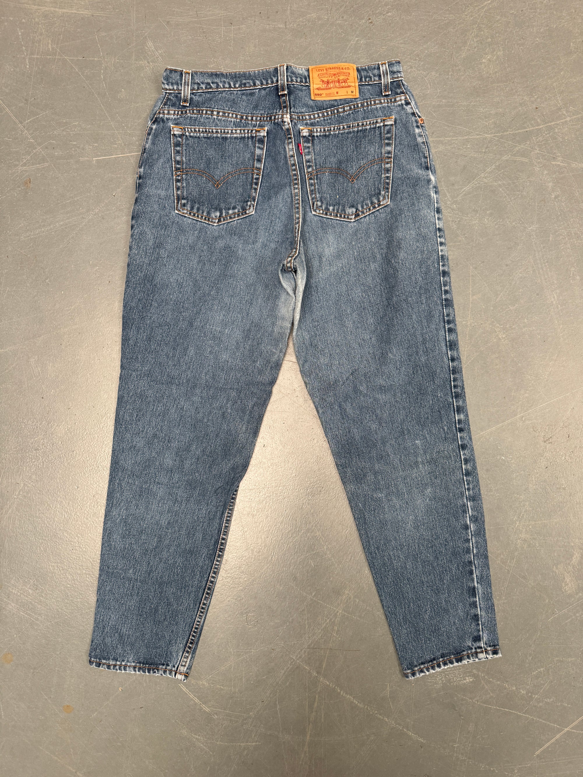 Vintage Ladies Levis High Waisted Denim 90s Made Jean - W 32 L 30 - HW83