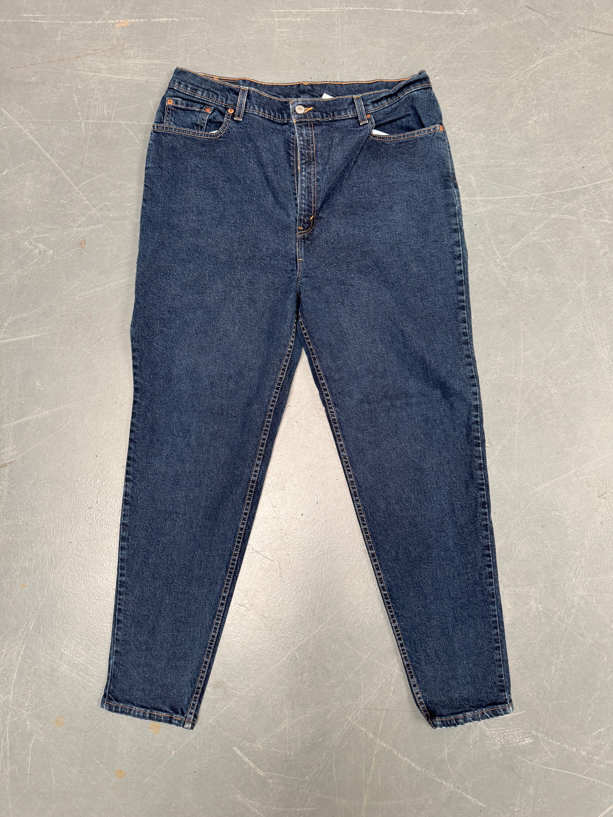 Vintage Ladies Levis High Waisted Denim 90s Made Jean - W 34 L 30 - HW84