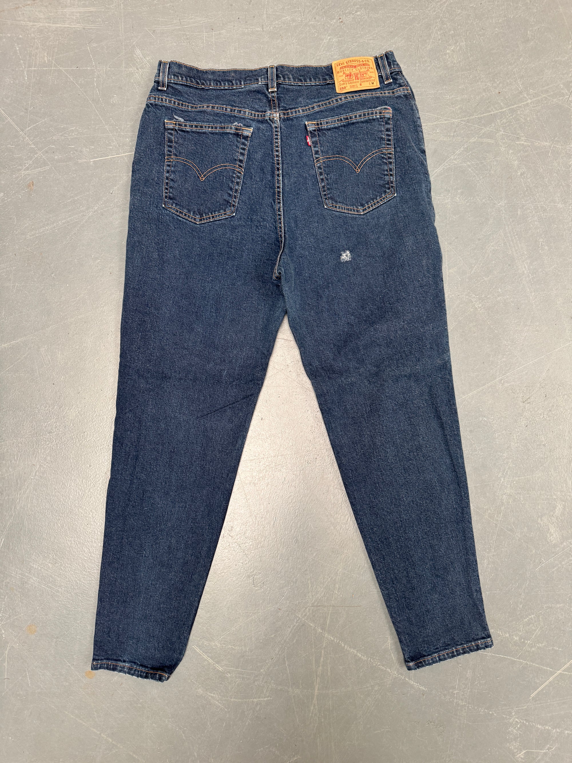 Vintage Ladies Levis High Waisted Denim 90s Made Jean - W 34 L 30 - HW84