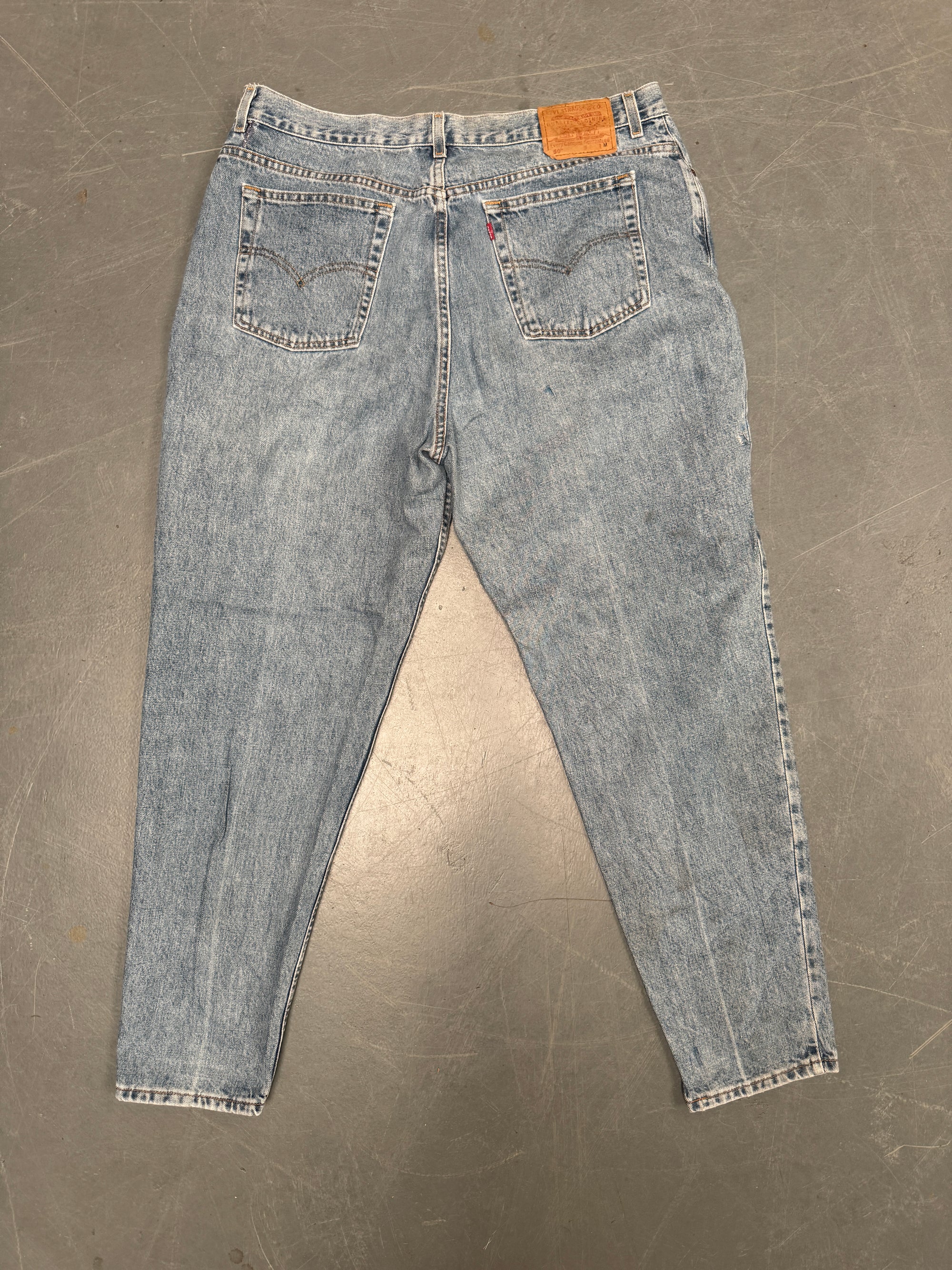 Vintage Ladies Levis High Waisted Denim 90s Made Jean - W 36 L 31 - HW86