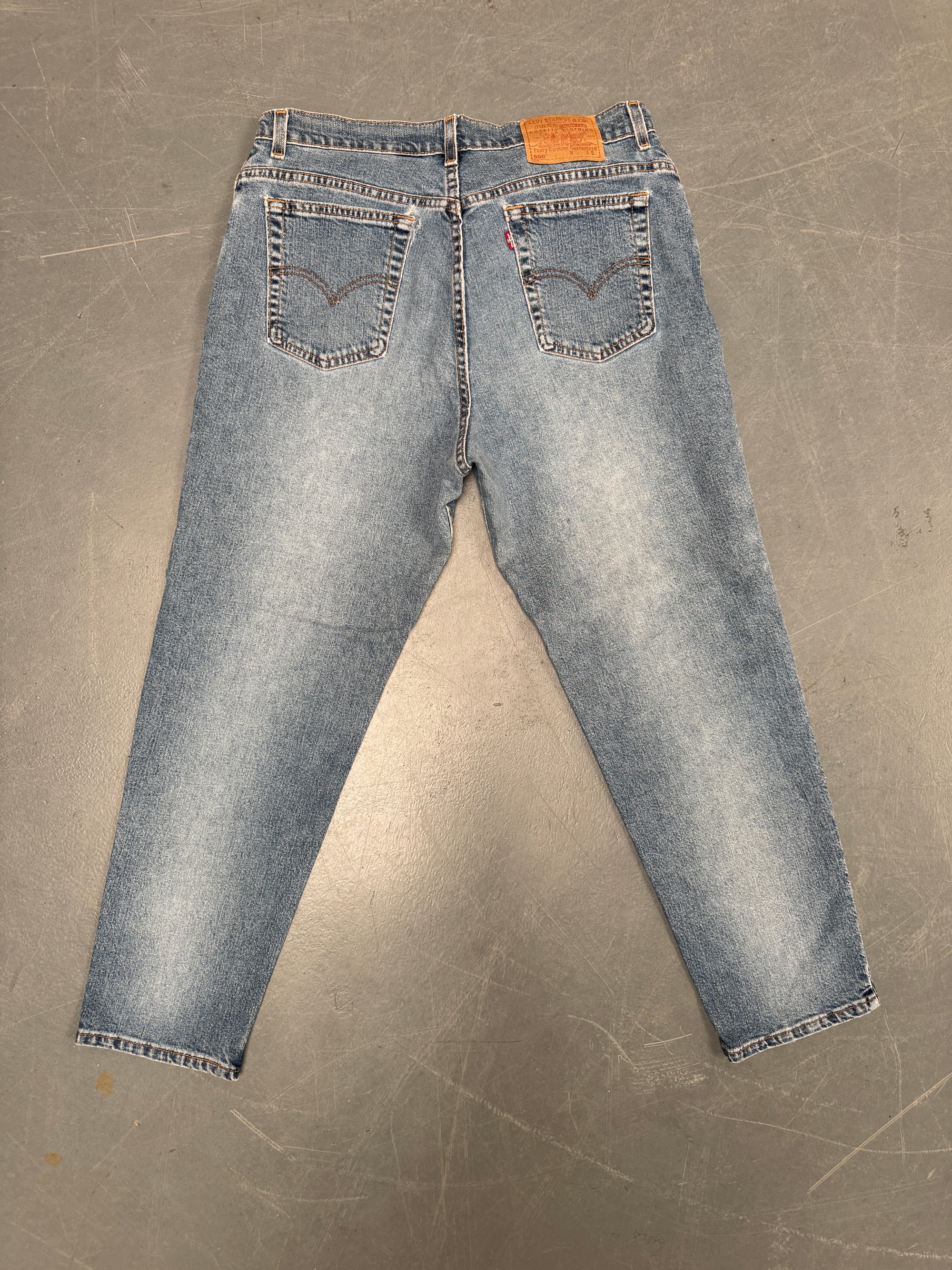 Vintage Ladies Levis High Waisted Denim 90s Made Jean - W 34 L 28 - HW88