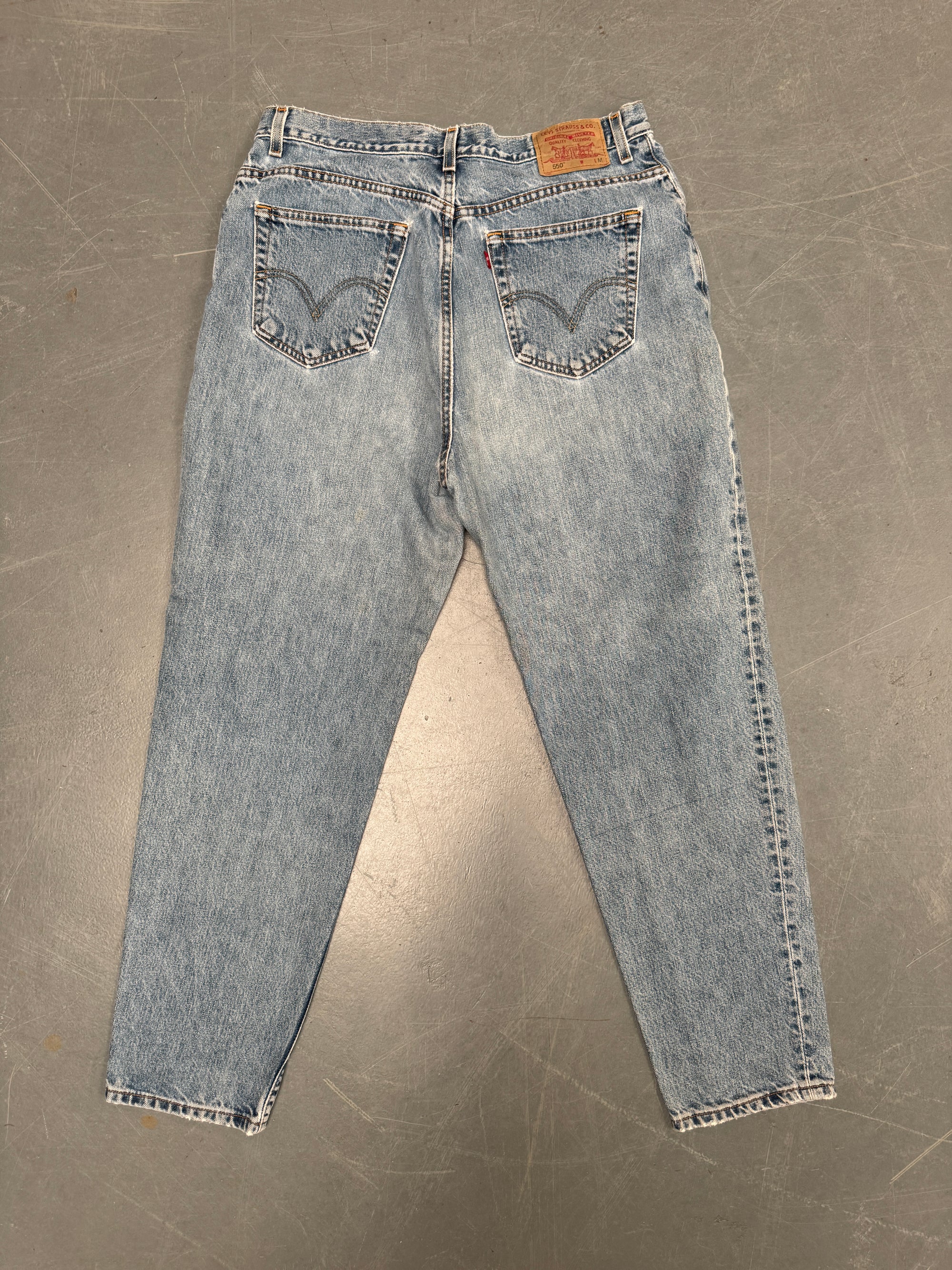 Vintage Ladies Levis High Waisted Denim 90s Made Jean - W 34 L 30 - HW90
