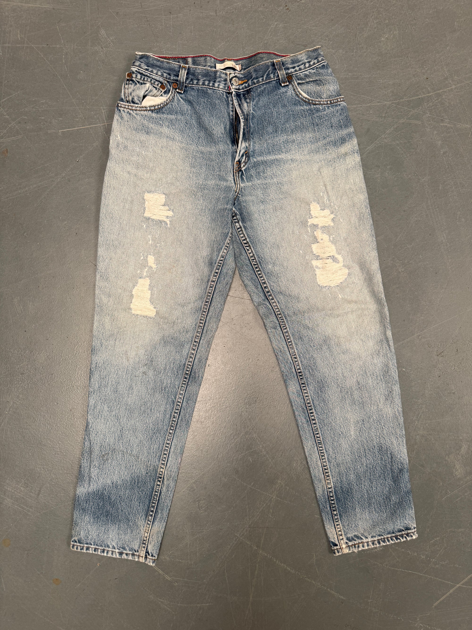 Vintage Ladies Levis High Waisted Denim 90s Made Jean - W 30 L 31 - HW93