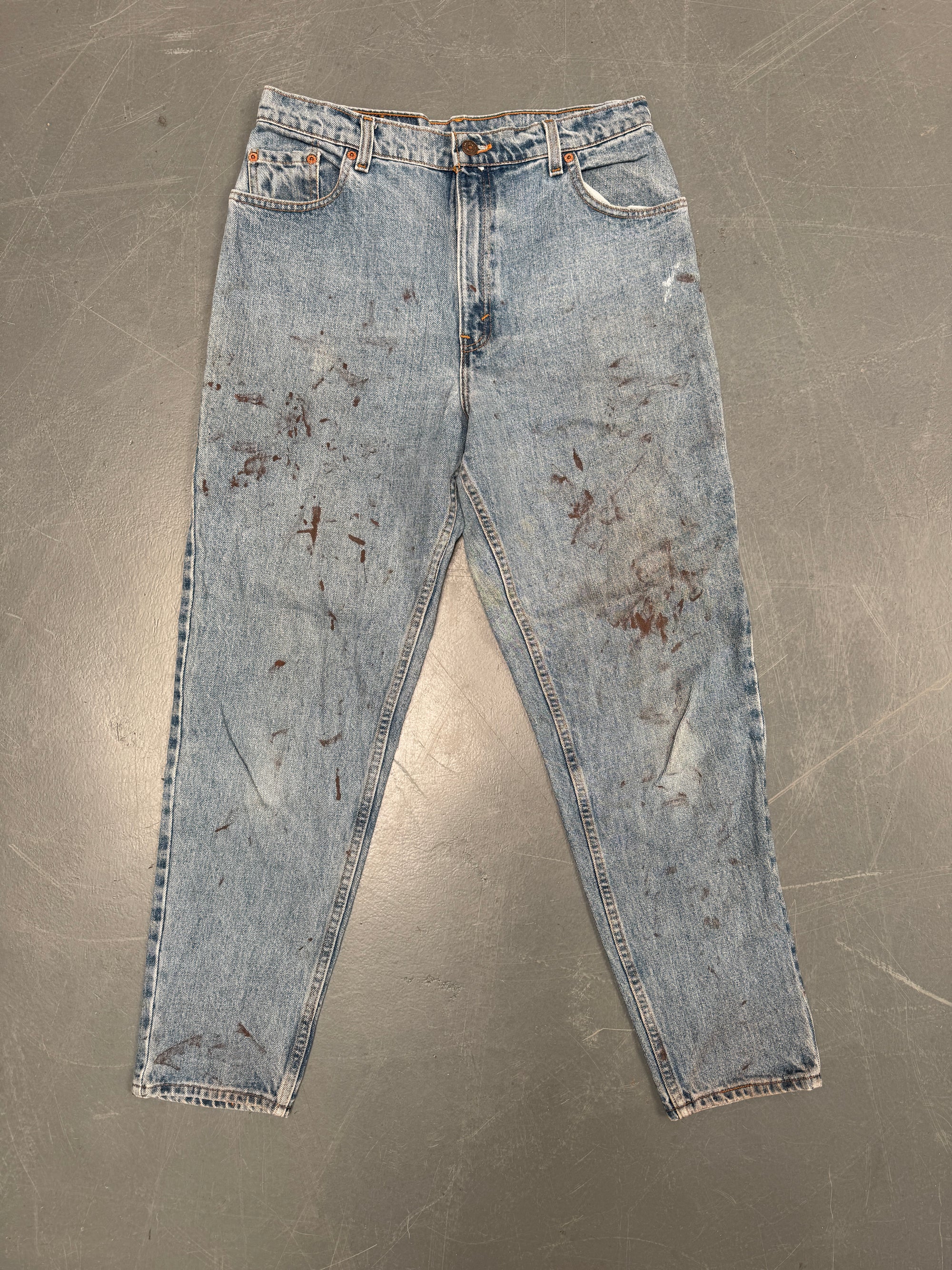 Vintage Ladies Levis High Waisted Denim 90s Made Jean - W 32 L 29 - HW96