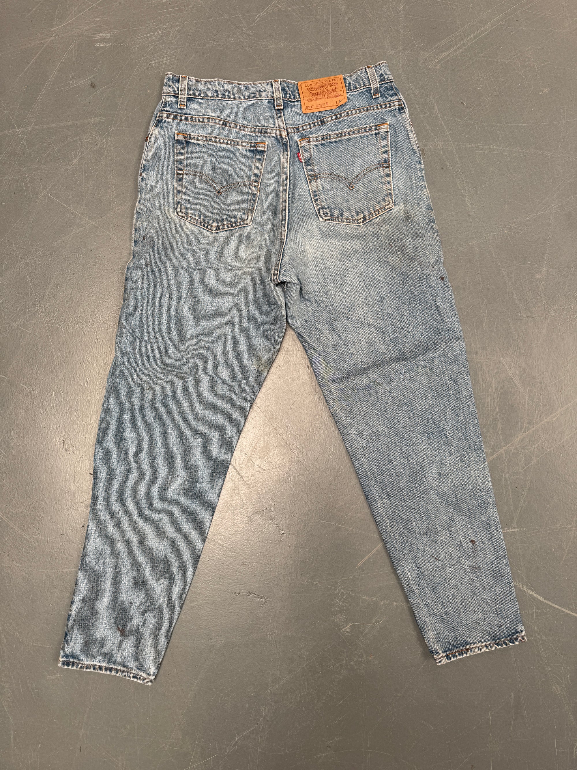 Vintage Ladies Levis High Waisted Denim 90s Made Jean - W 32 L 29 - HW96