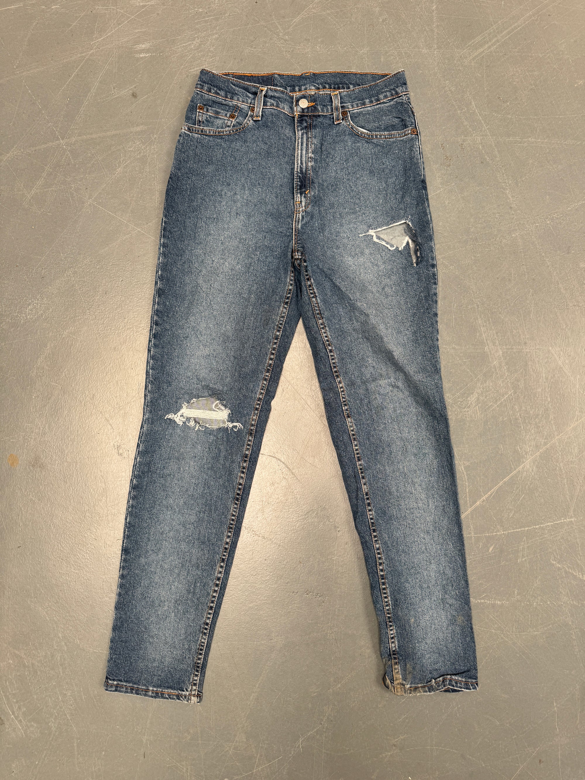 Vintage Ladies Levis High Waisted Denim 90s Made Jean - W 30 L 32 - HW098