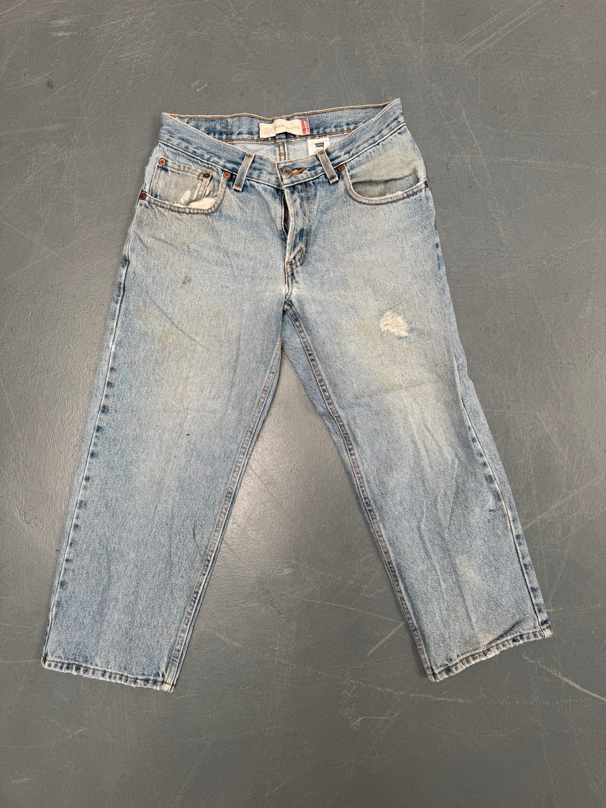 Vintage Ladies Levis High Waisted Denim 90s Made Jean - W 28 L 24 - HW099