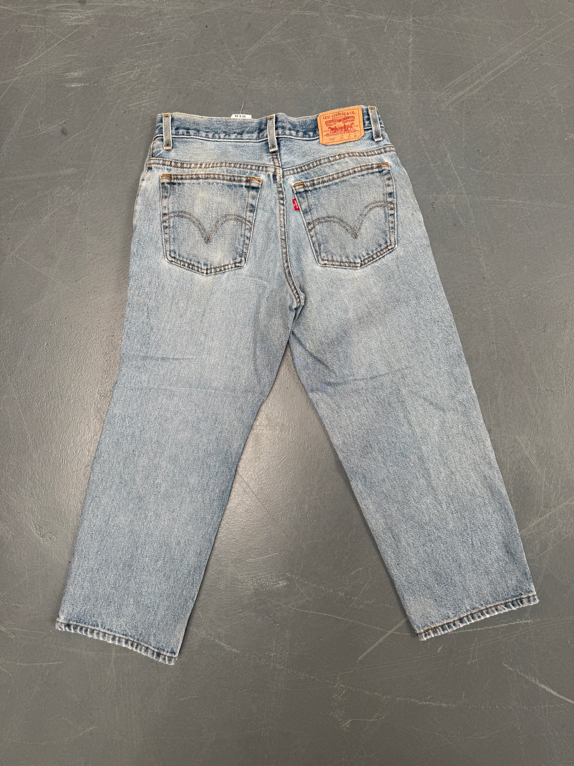 Vintage Ladies Levis High Waisted Denim 90s Made Jean - W 28 L 24 - HW099