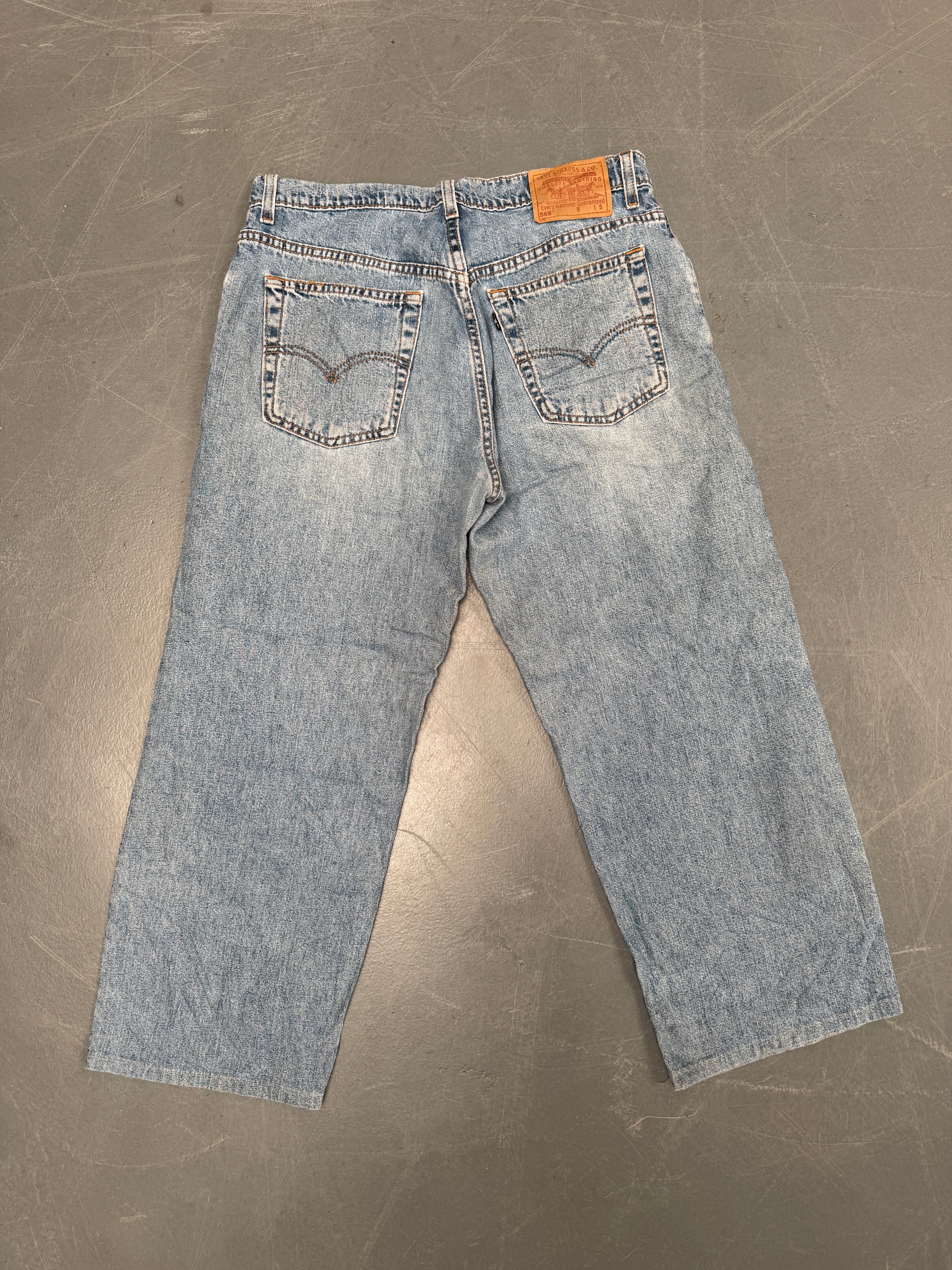 Vintage Ladies Levis High Waisted Denim 90s Made Jean - W 34 L 26 - HW101