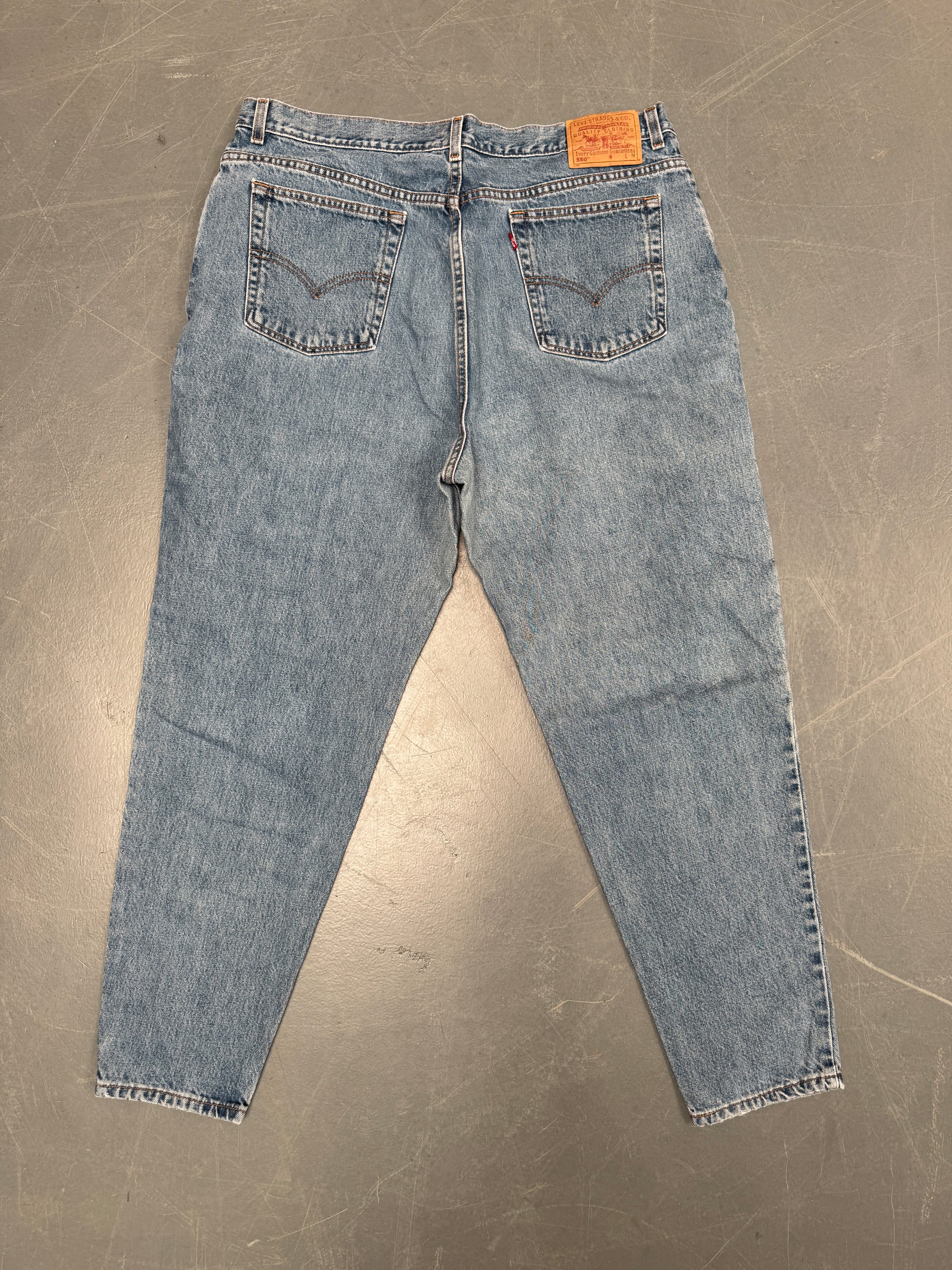 Vintage Ladies Levis High Waisted Denim 90s Made Jean - W 38 L 30 - HW102