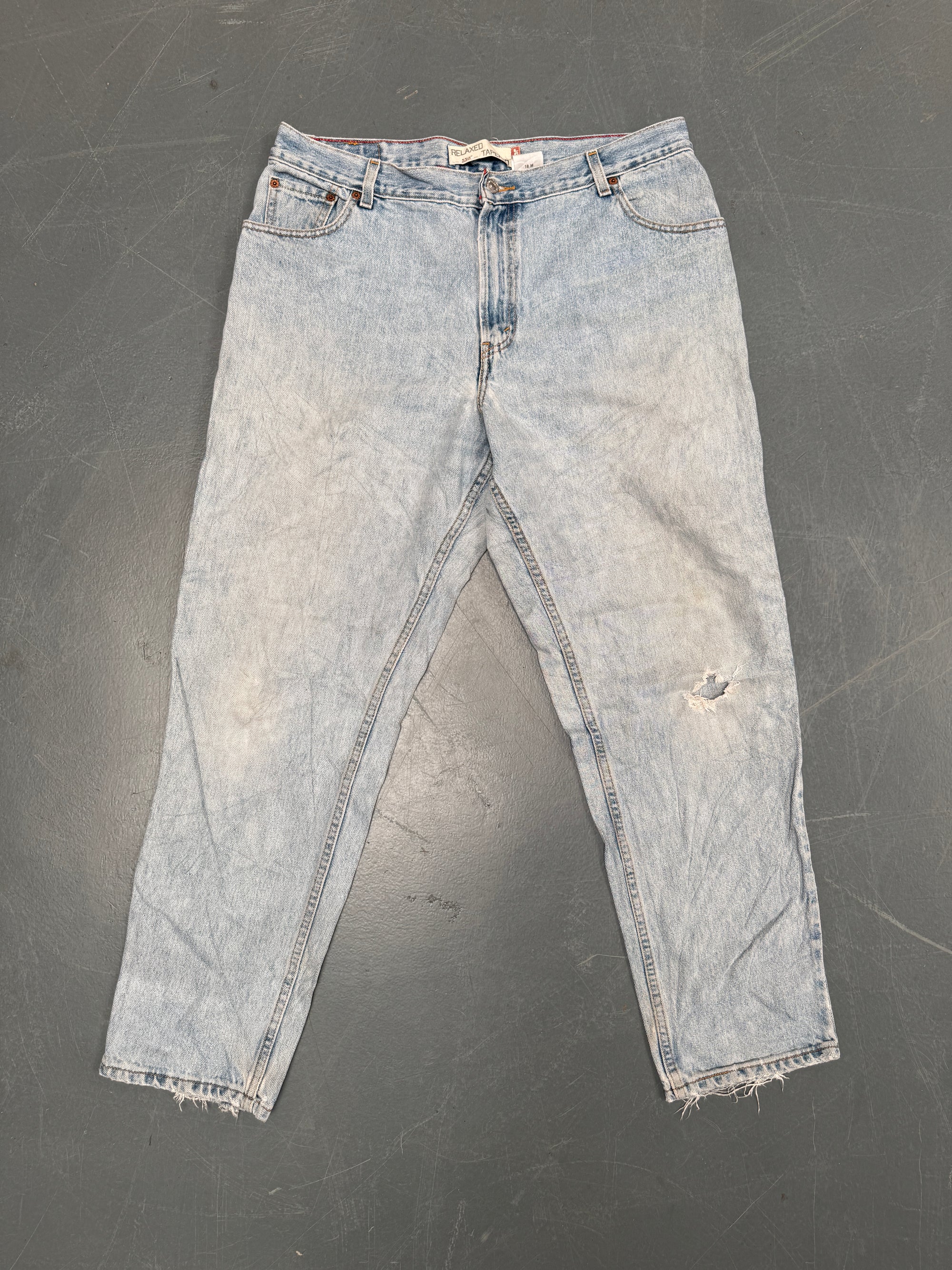 Vintage Ladies Levis High Waisted Denim 90s Made Jean - W 36 L 30 - HW103