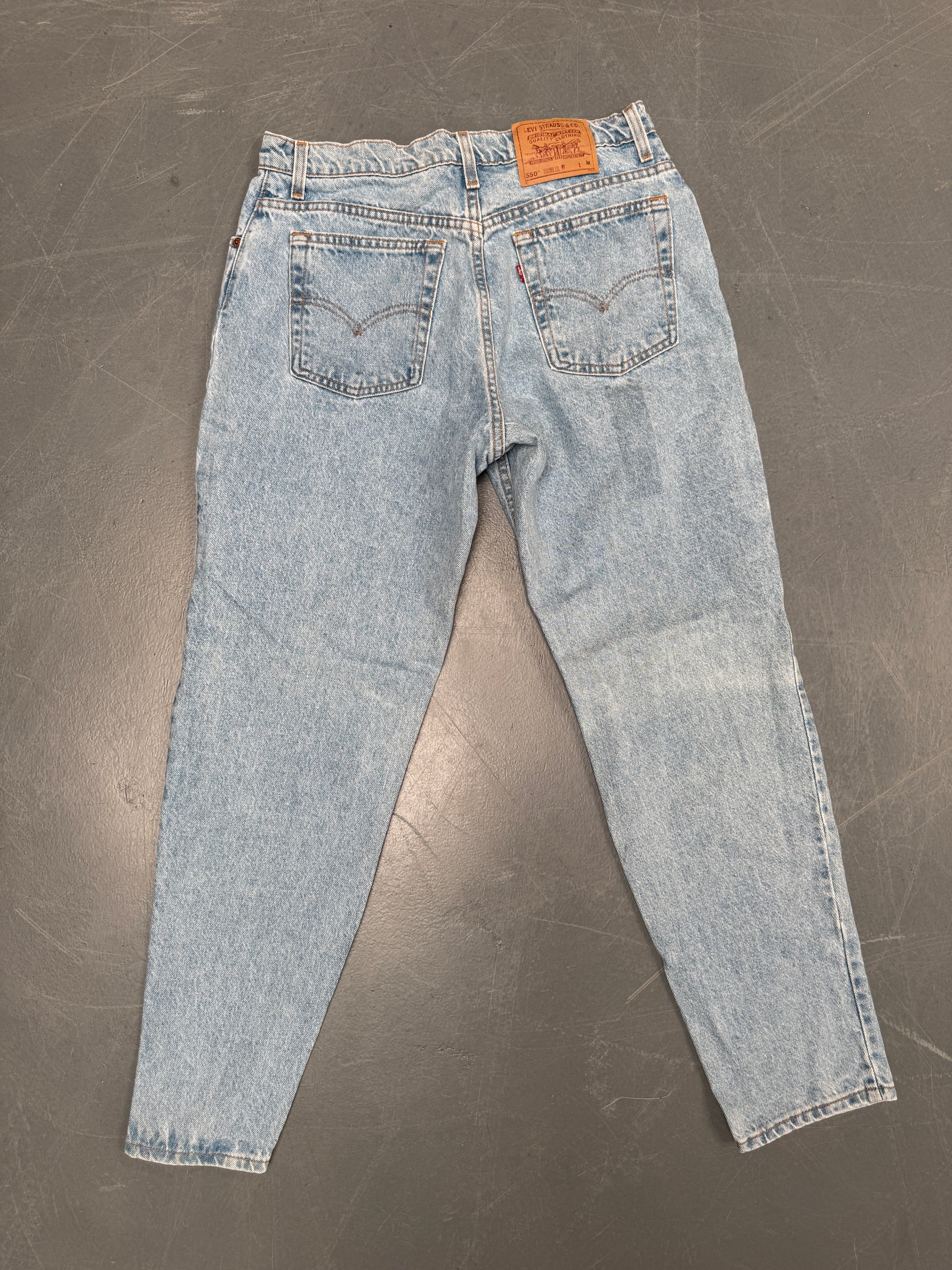 Vintage Ladies Levis High Waisted Denim 90s Made Jean - W 32 L 31 - HW116
