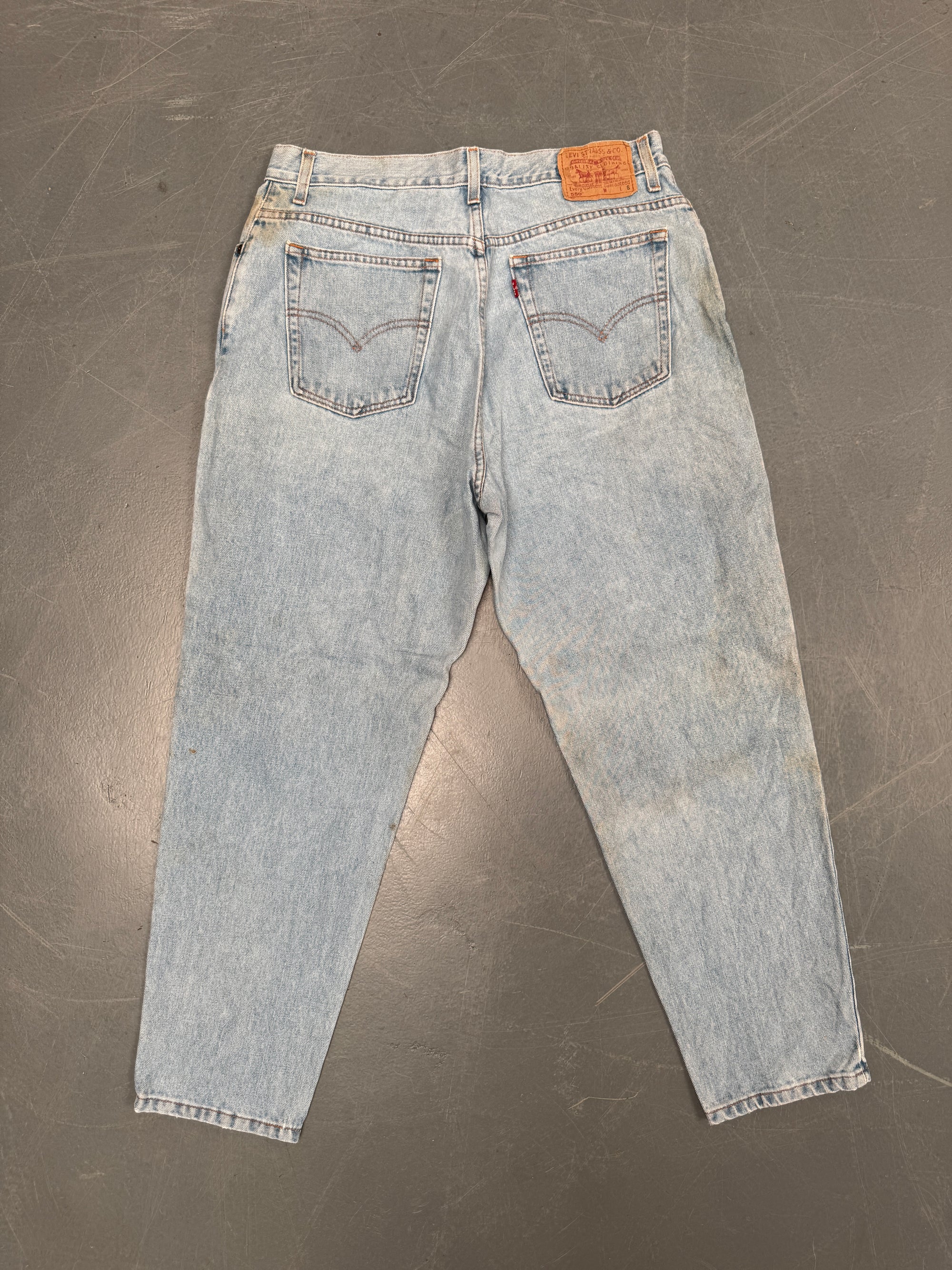 Vintage Ladies Levis High Waisted Denim 90s Made Jean - W 32 L 28 - HW117