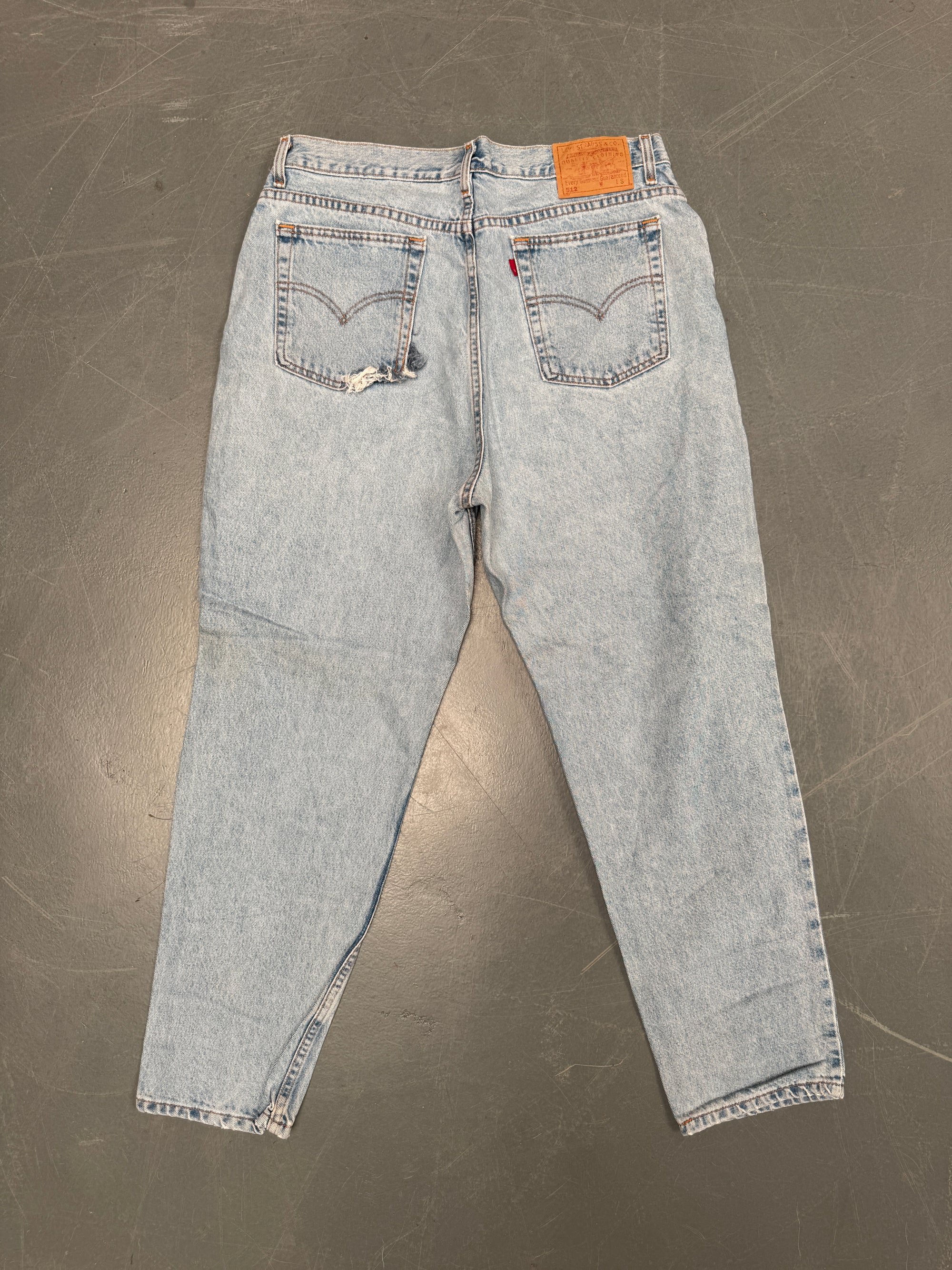 Vintage Ladies Levis High Waisted Denim 90s Made Jean - W 34 L 29 - HW118