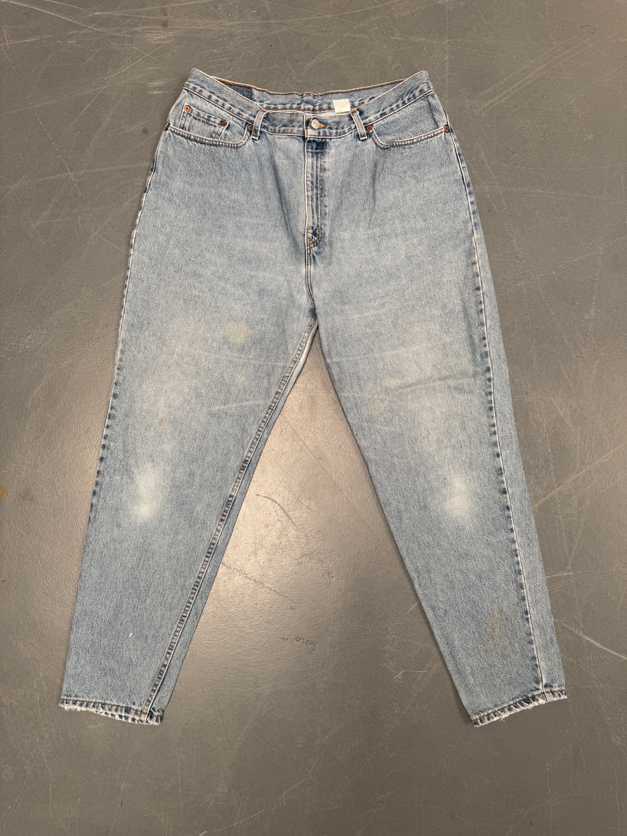 Vintage Ladies Levis High Waisted Denim 90s Made Jean - W 34 L 30 - HW120