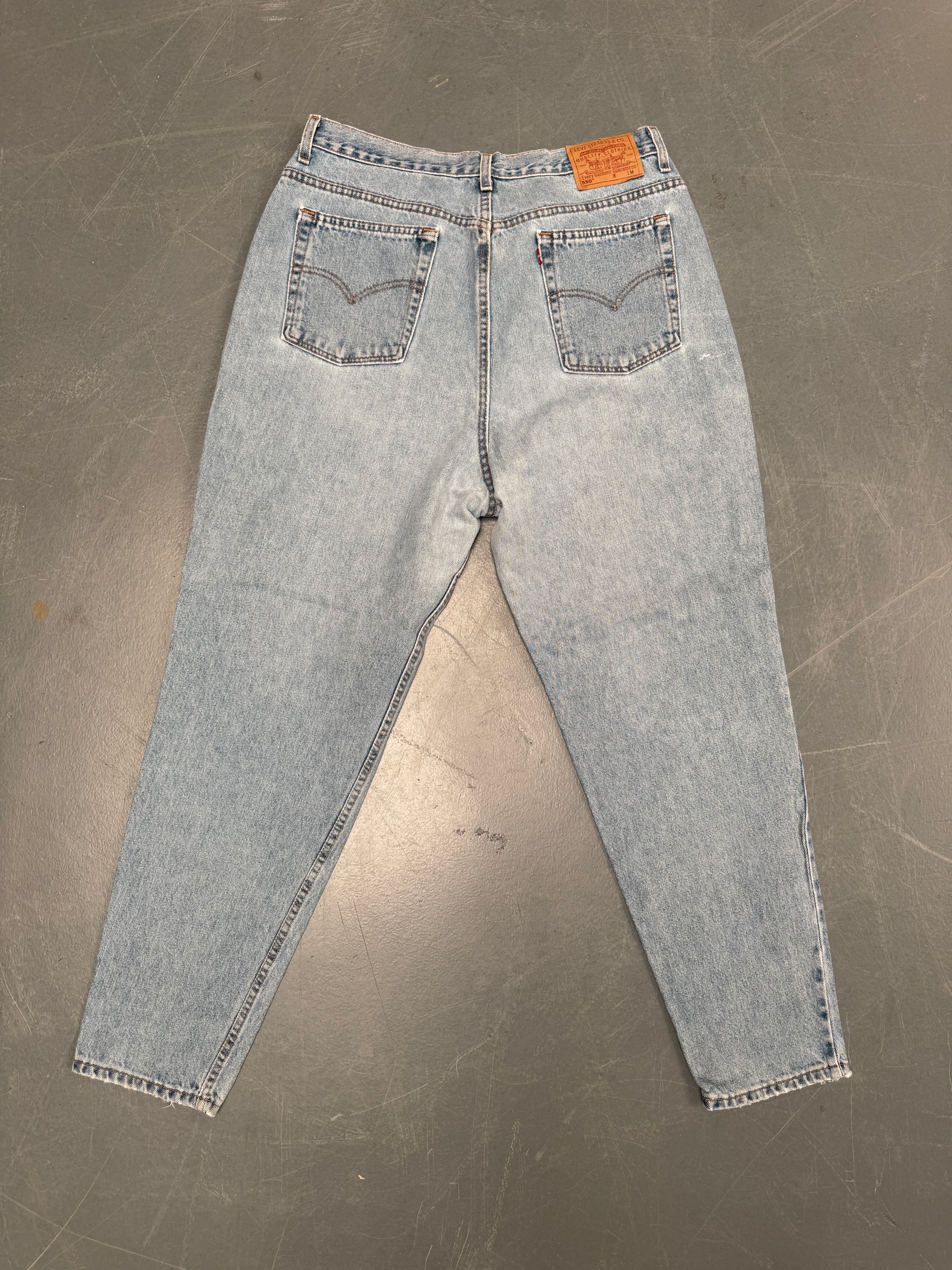 Vintage Ladies Levis High Waisted Denim 90s Made Jean - W 34 L 30 - HW120